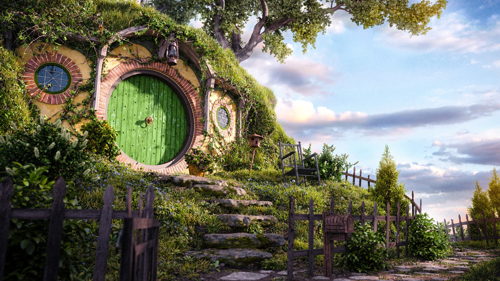 Hobbit Hole Wallpapers