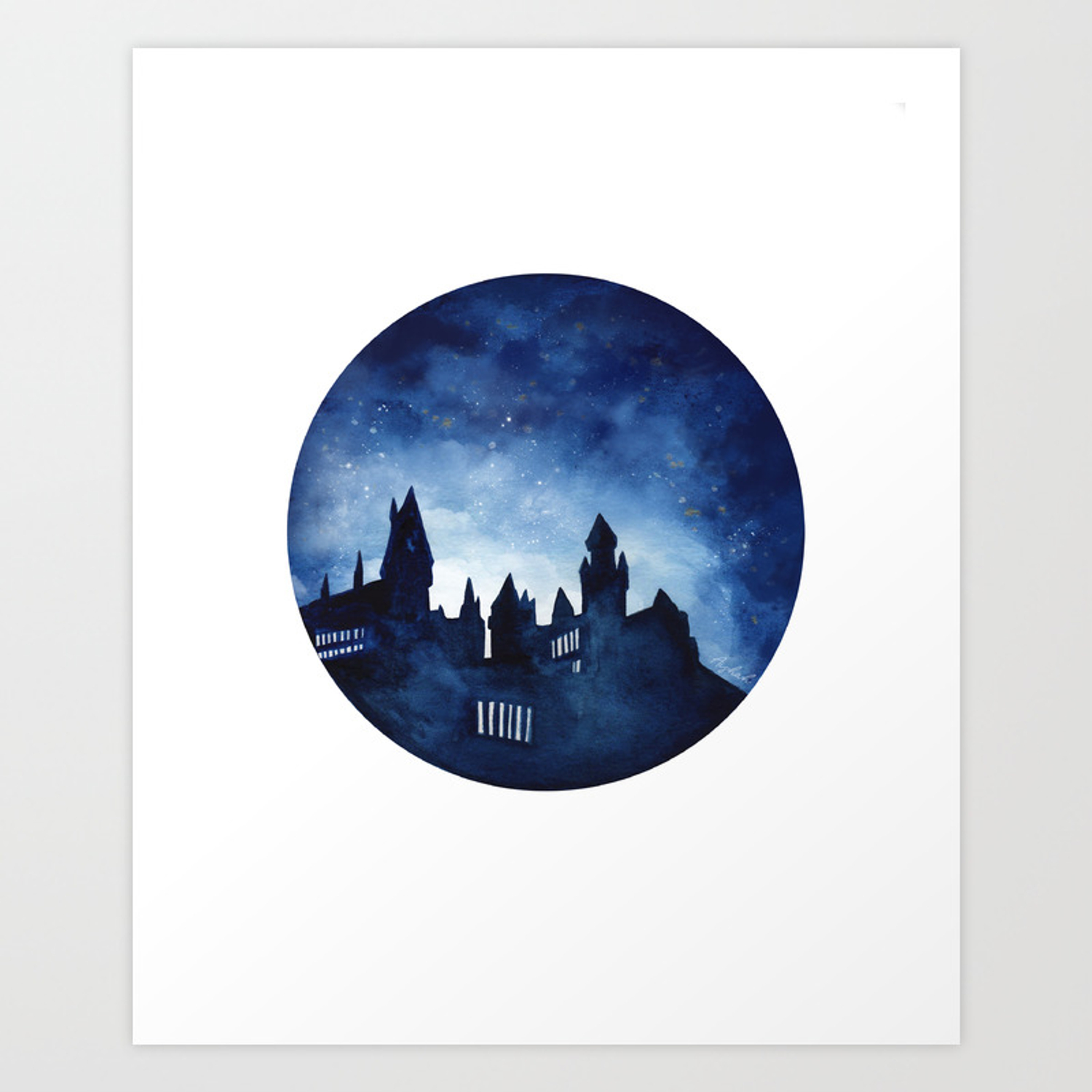 Hogwarts Watercolor Wallpapers on Ewallpapers