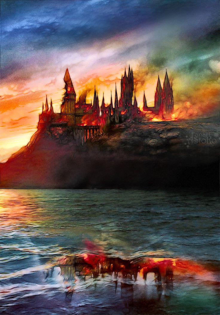 Hogwarts Watercolor Wallpapers