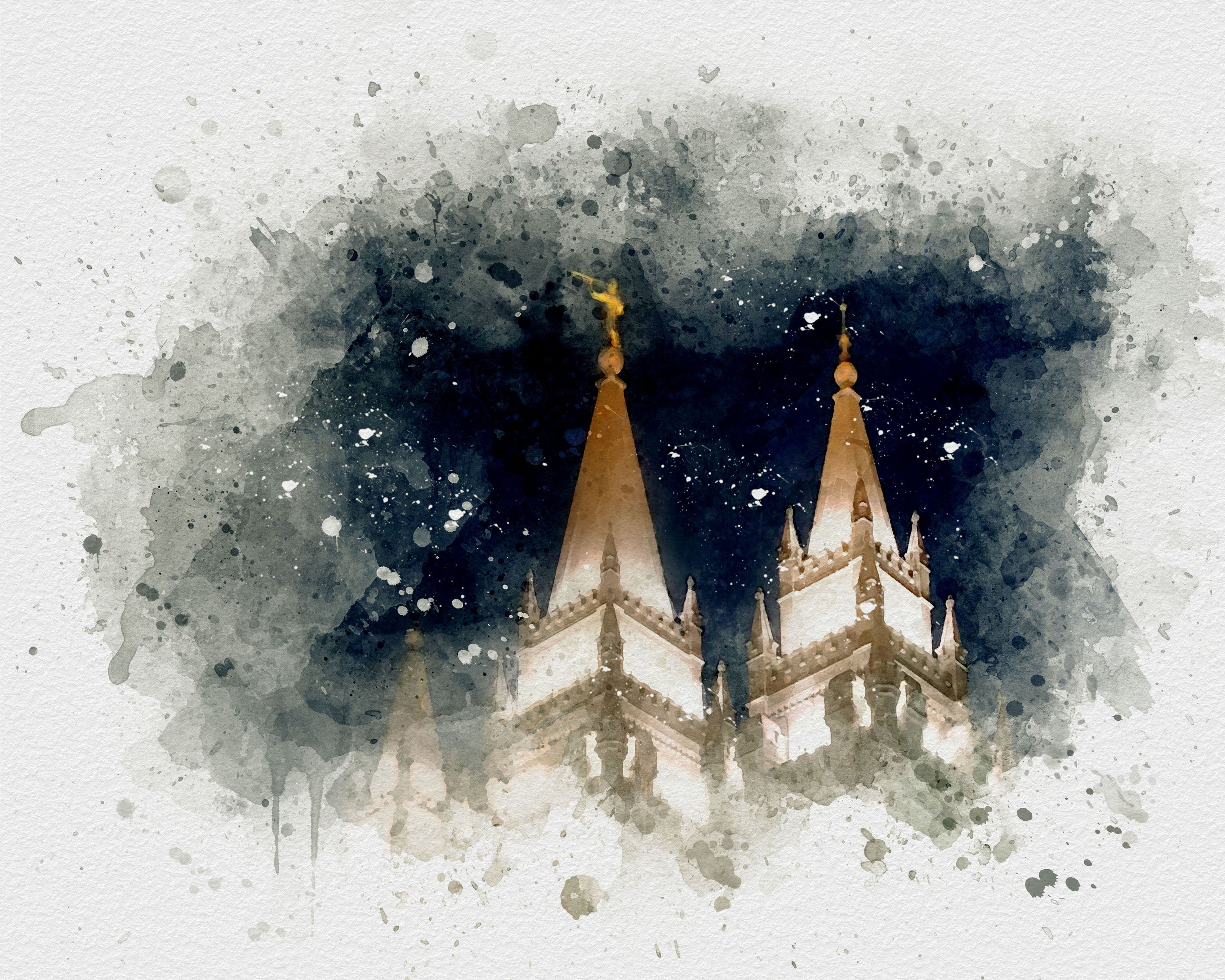 Hogwarts Watercolor Wallpapers