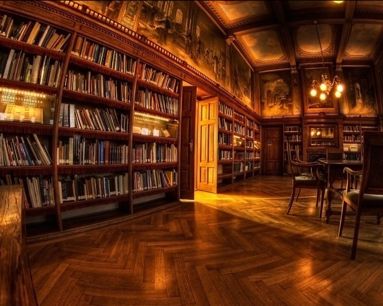 Home Library Wallpapers