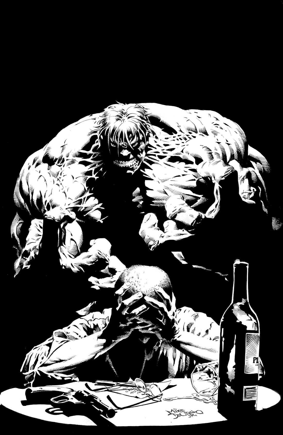 Hulk Black And White Wallpapers