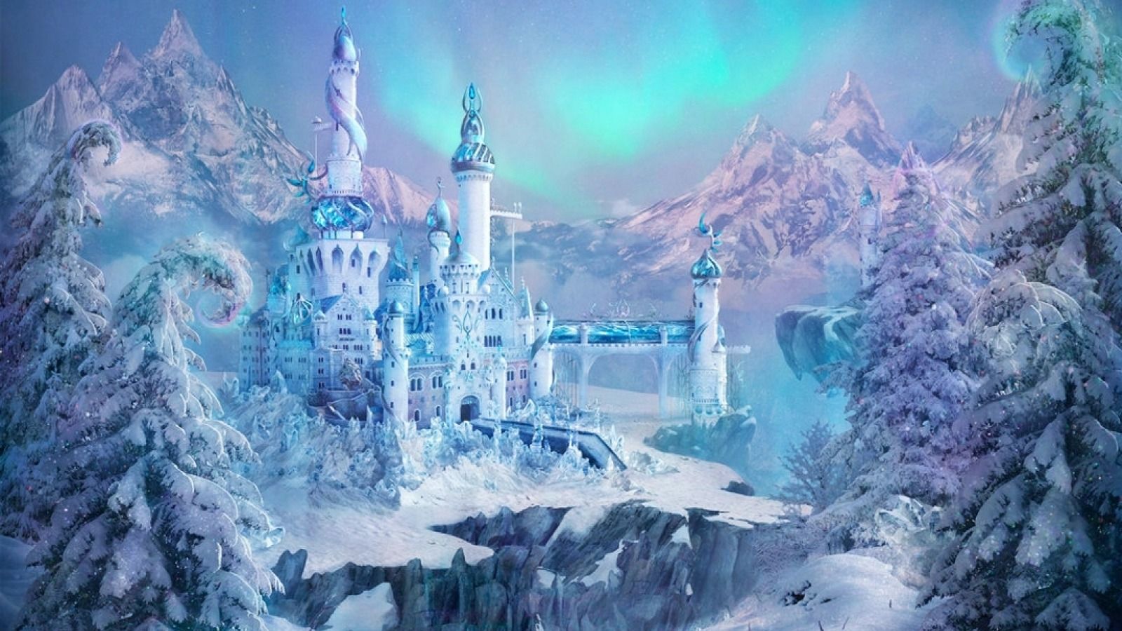 Ice Castle Art Wallpapers