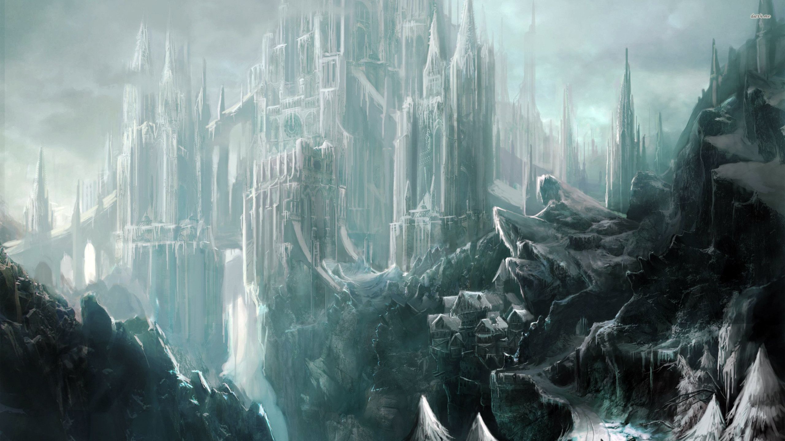 Ice Castle Art Wallpapers