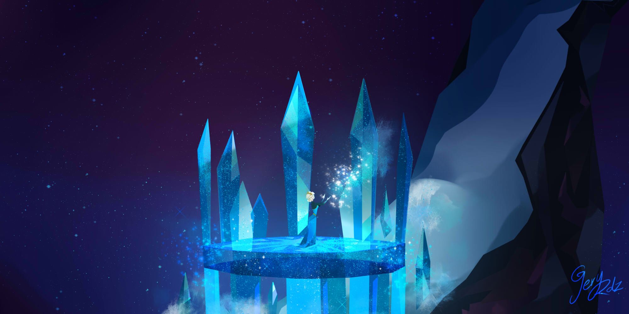 Ice Castle Art Wallpapers