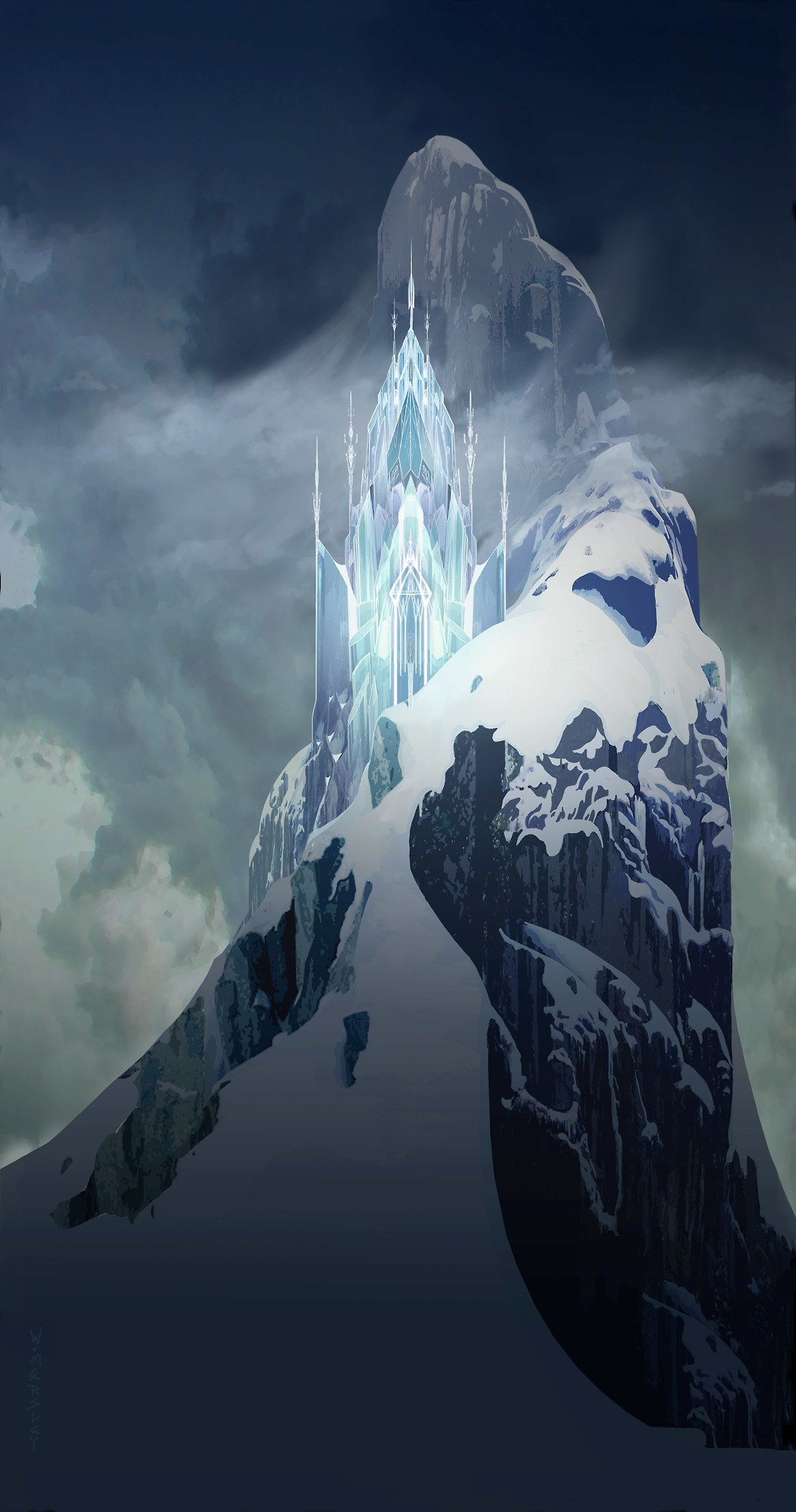 Ice Castle Art Wallpapers