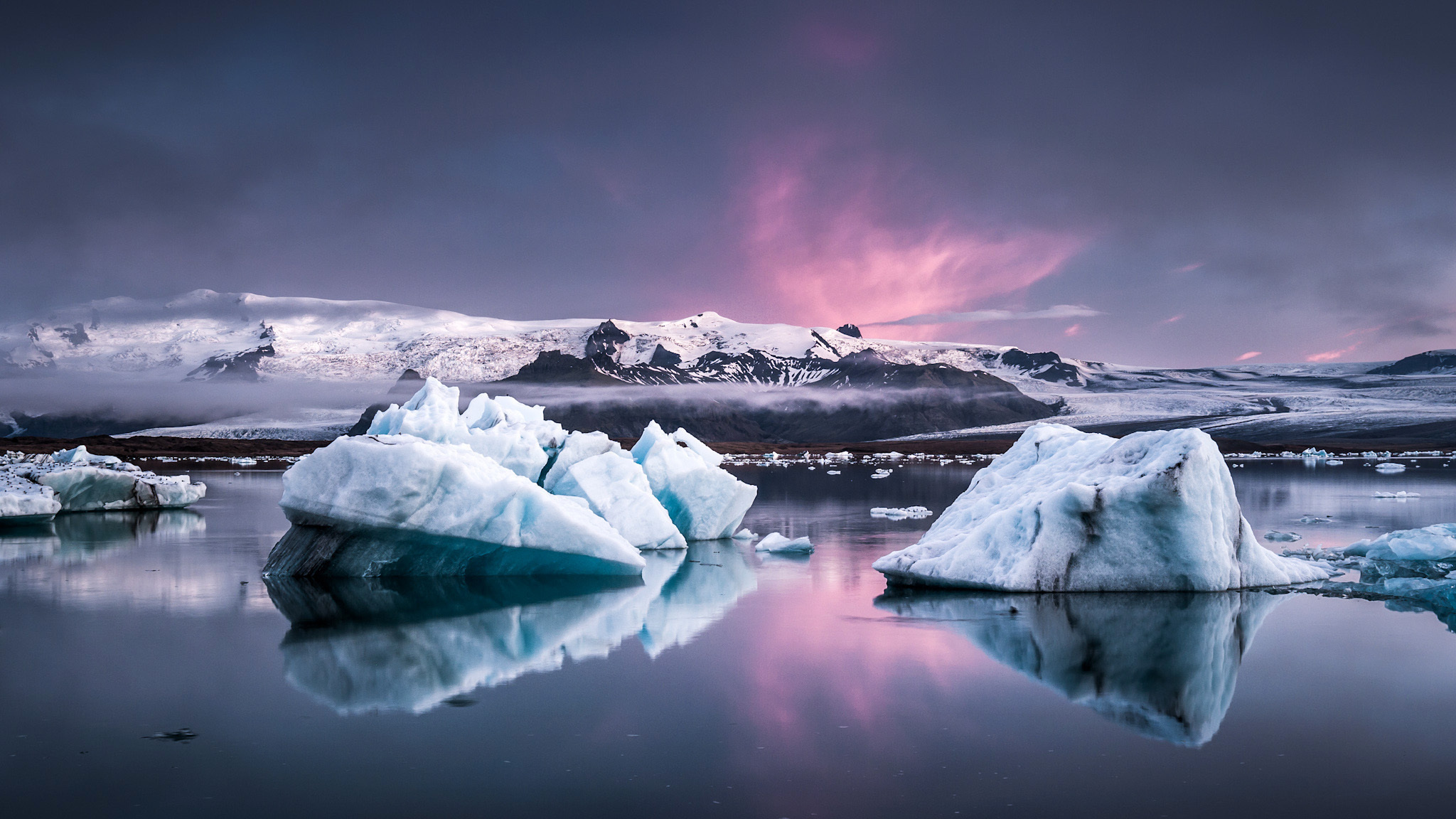 Iceberg At Night Wallpapers