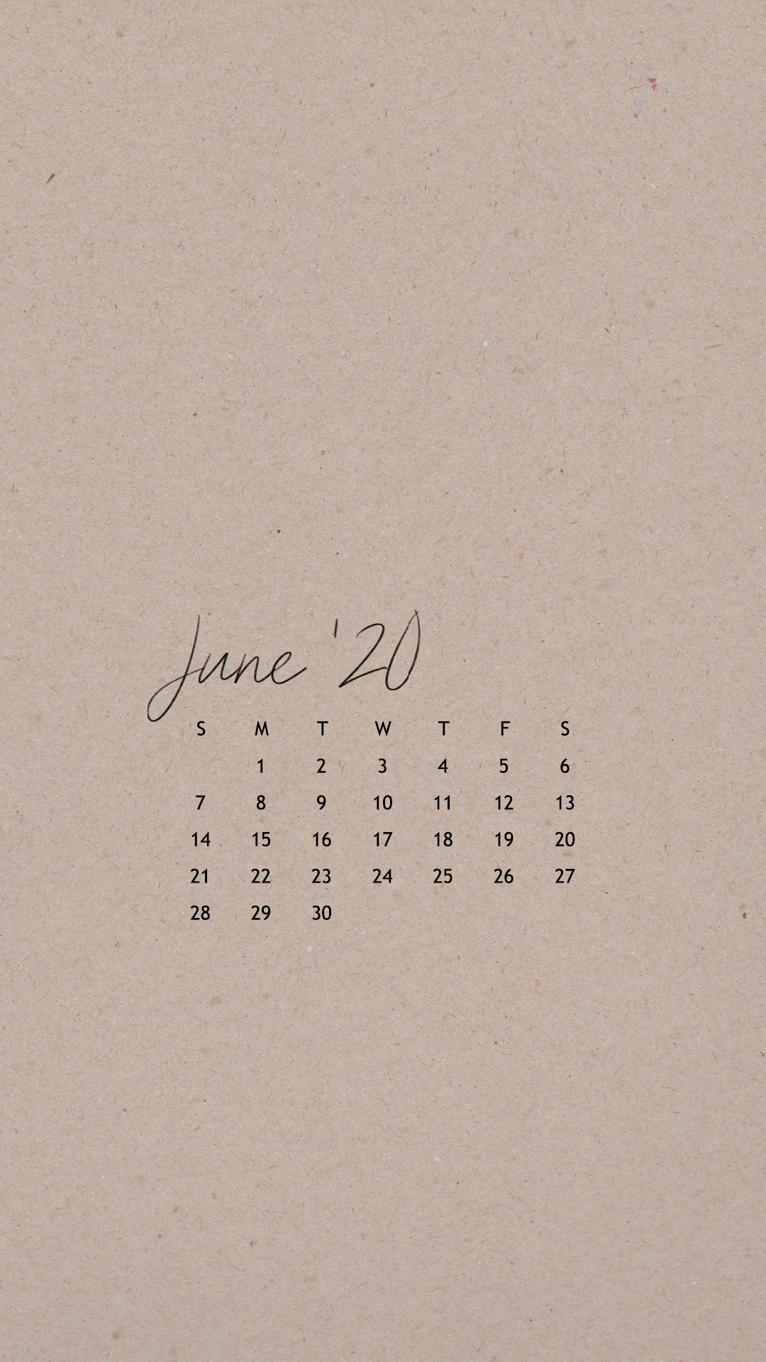 Images Of June 2020 Calendar Wallpapers