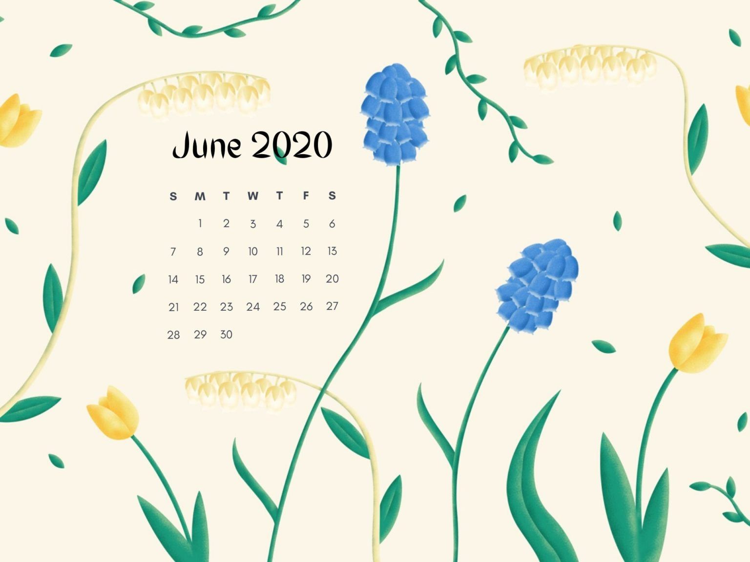 Images Of June 2020 Calendar Wallpapers