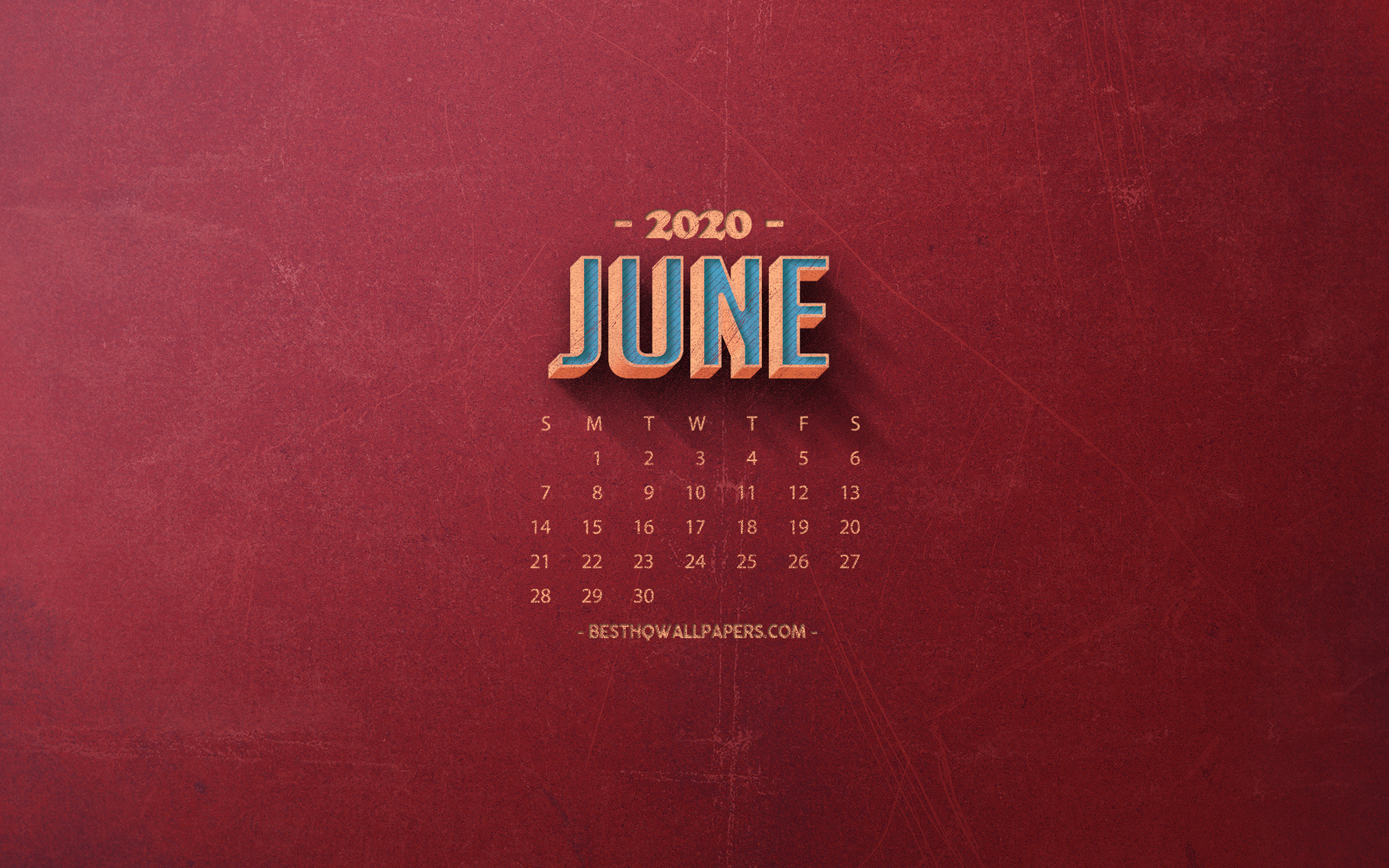 Images Of June 2020 Calendar Wallpapers