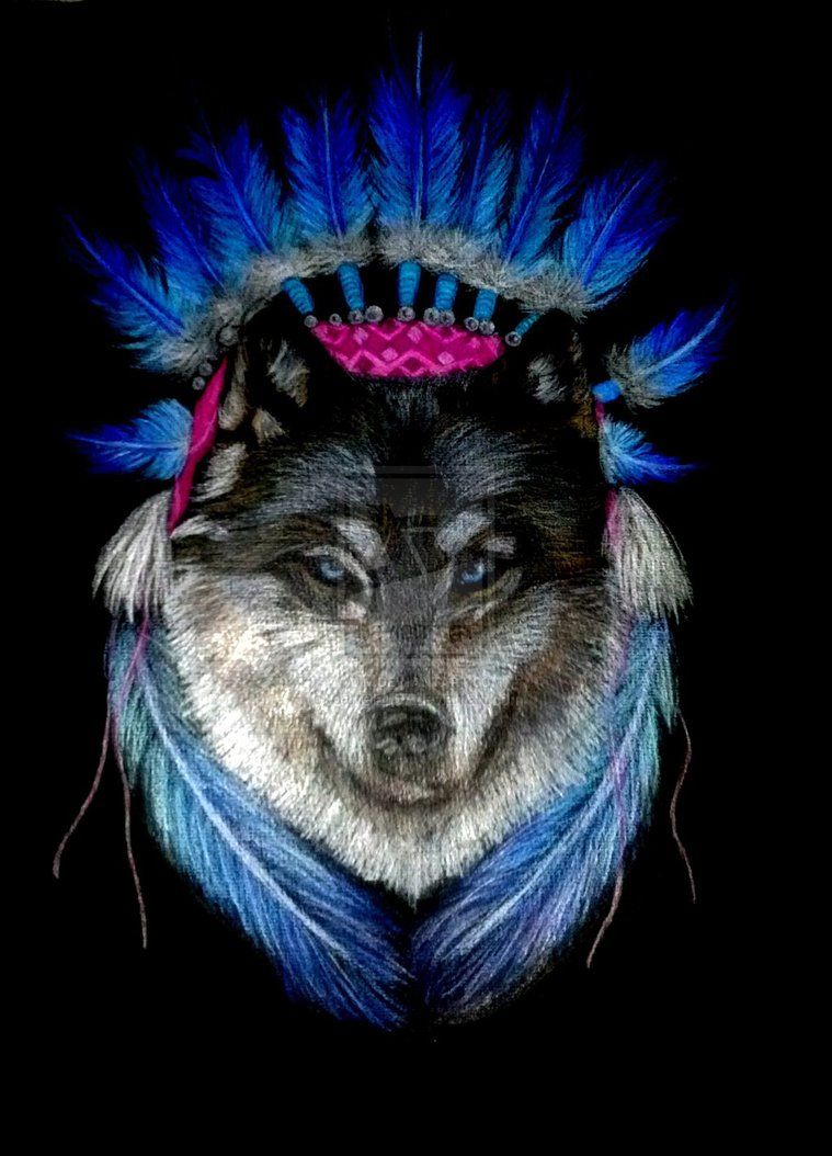 Indians And Wolves Wallpapers