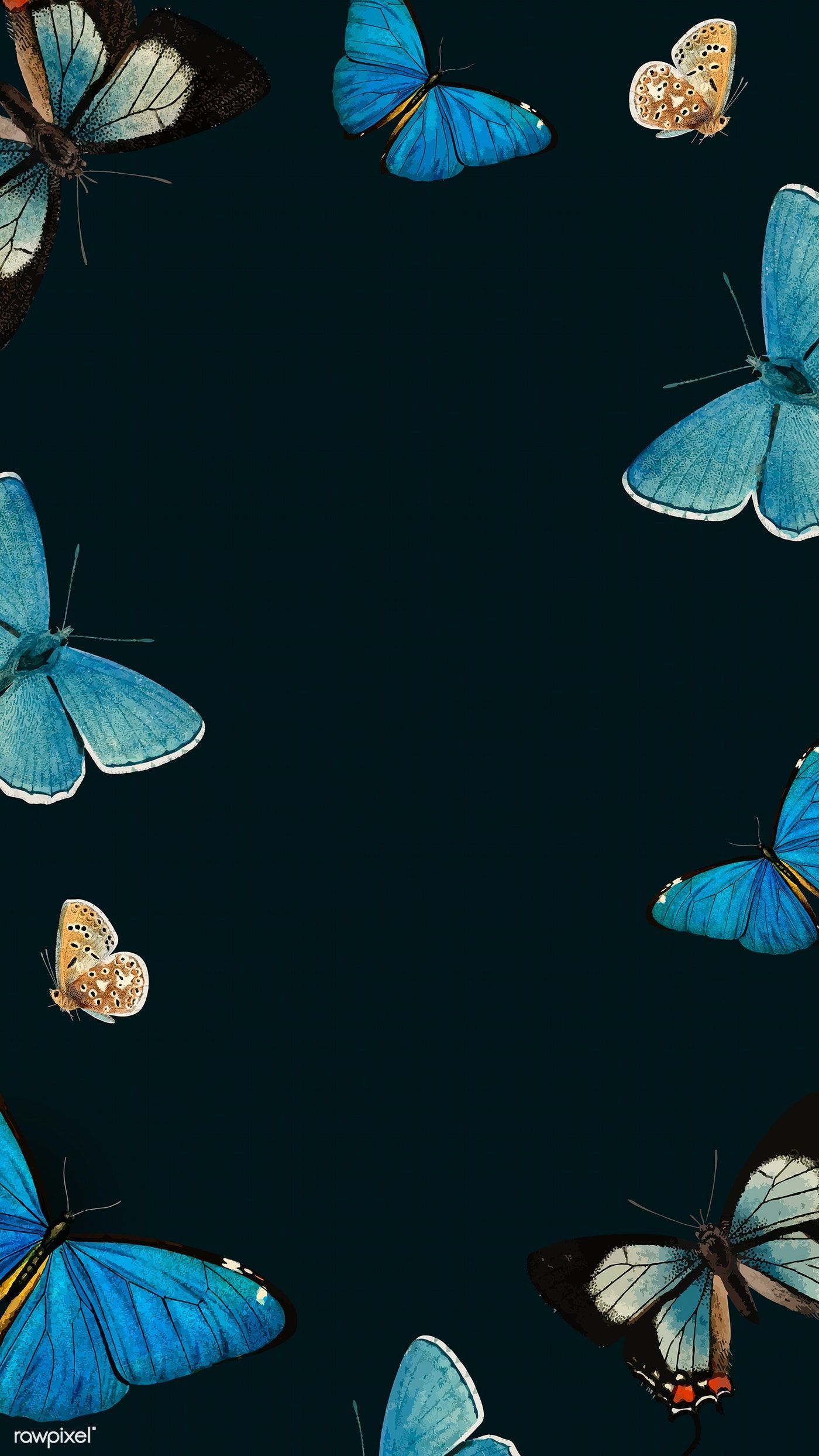 Iphone Butterfly Emoji Wallpapers