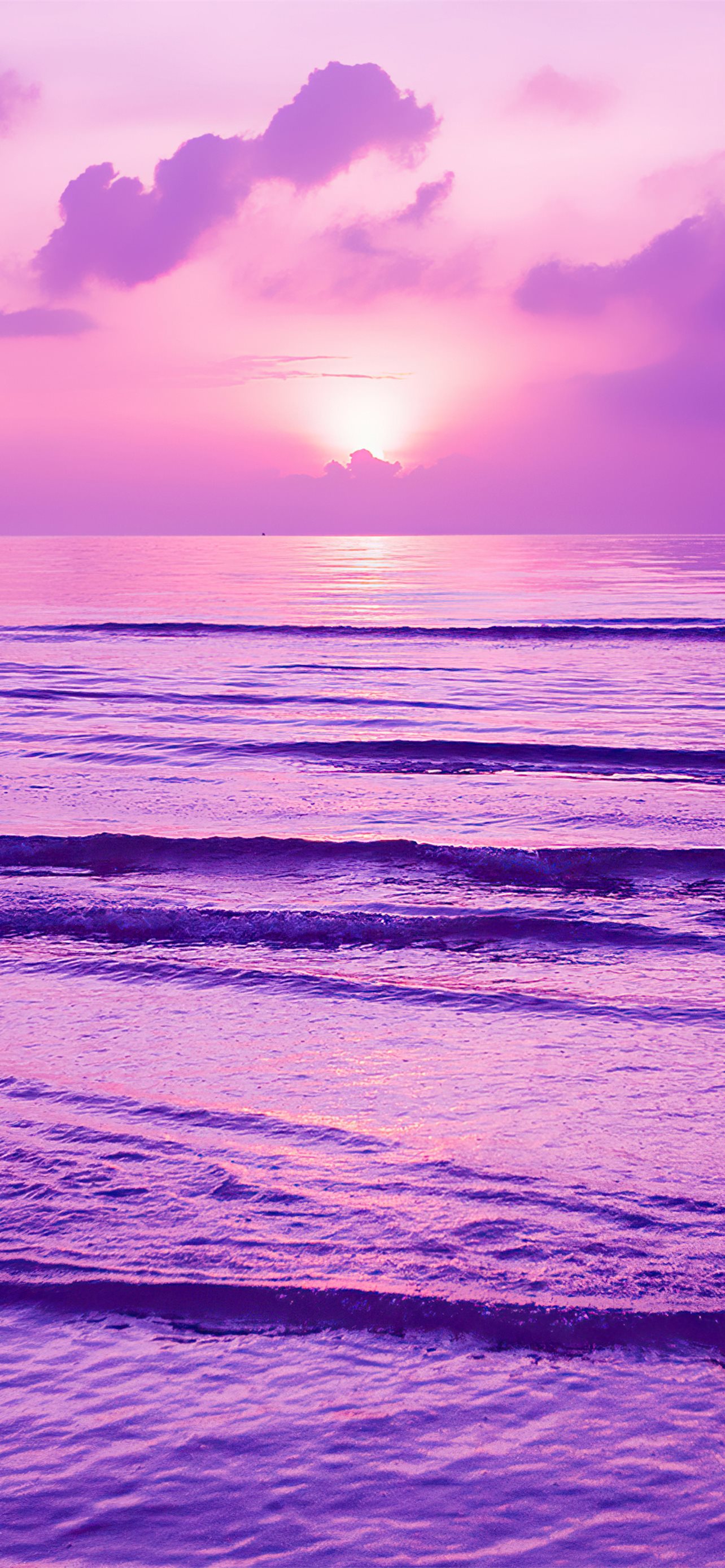 Iphone Purple Sunset Wallpapers