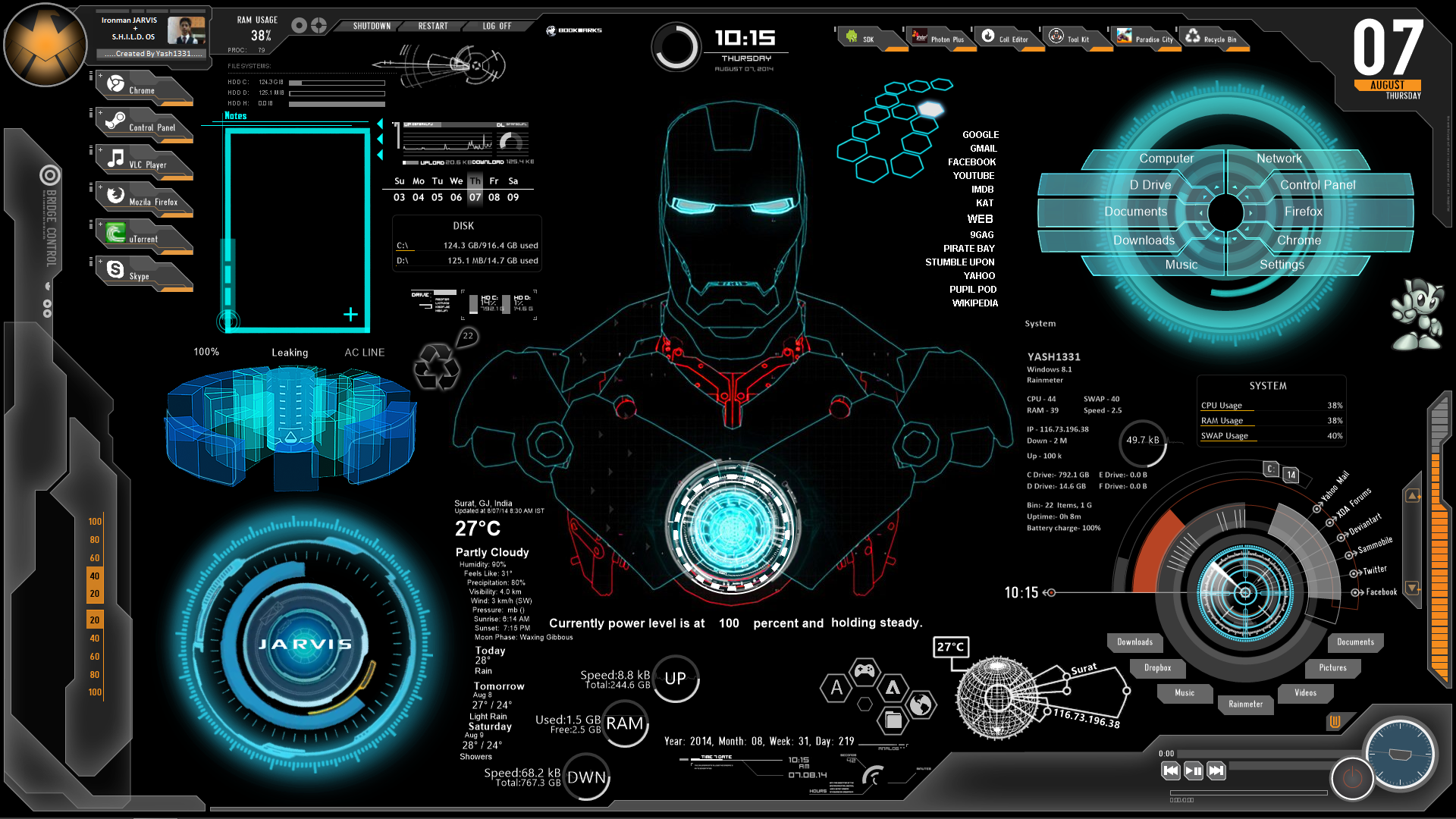 Iron Man Jarvis Hd Wallpapers