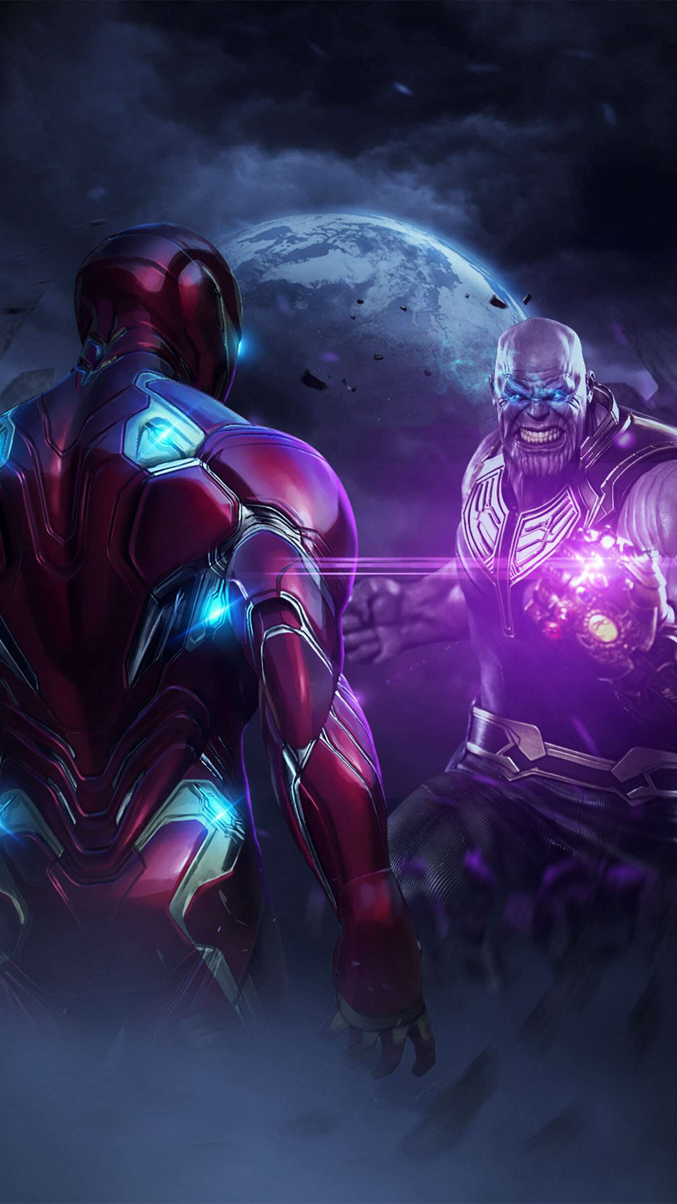 Iron Man Vs Thanos Wallpapers