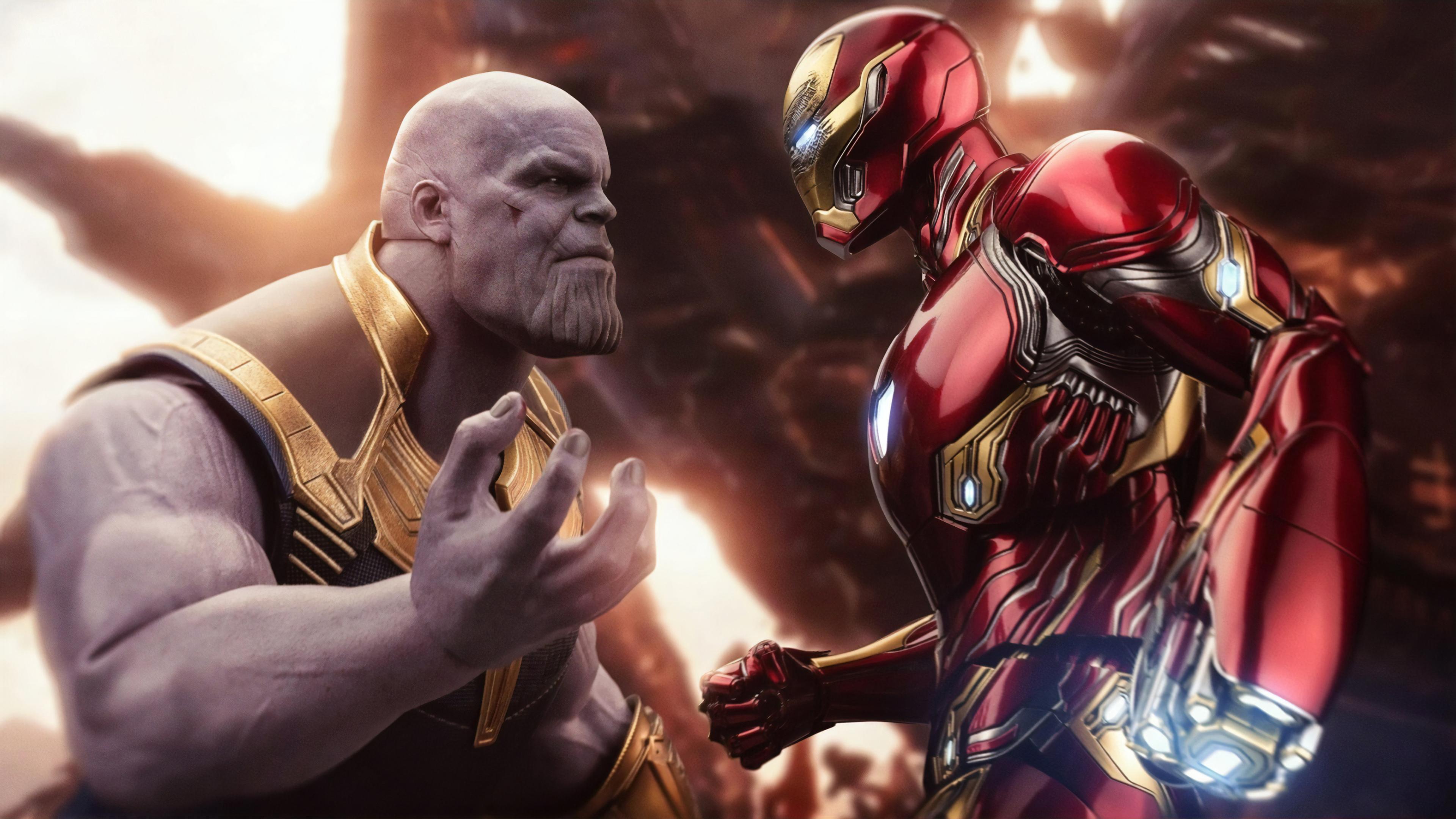 Iron Man Vs Thanos Wallpapers