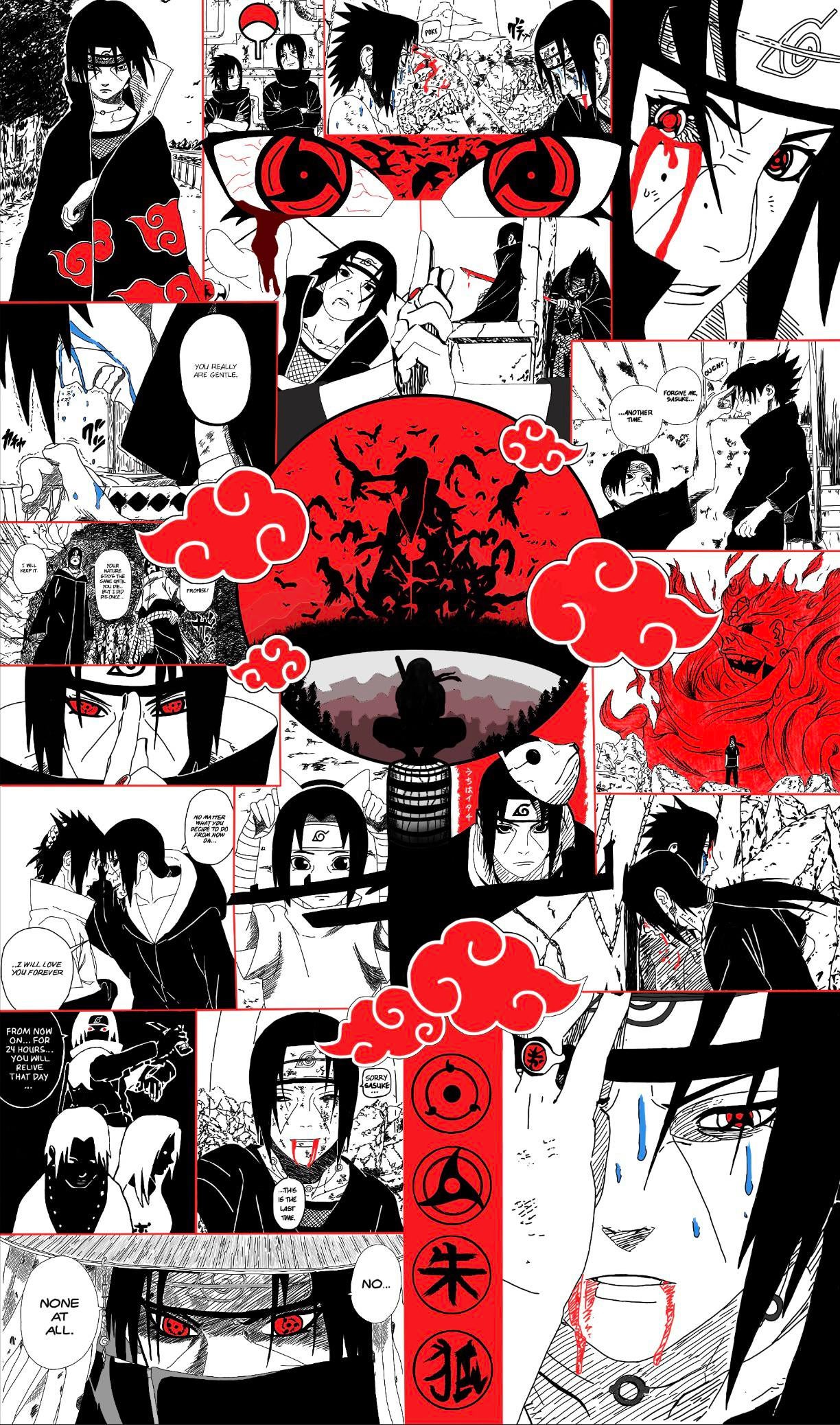 Itachi Manga Panel Wallpapers