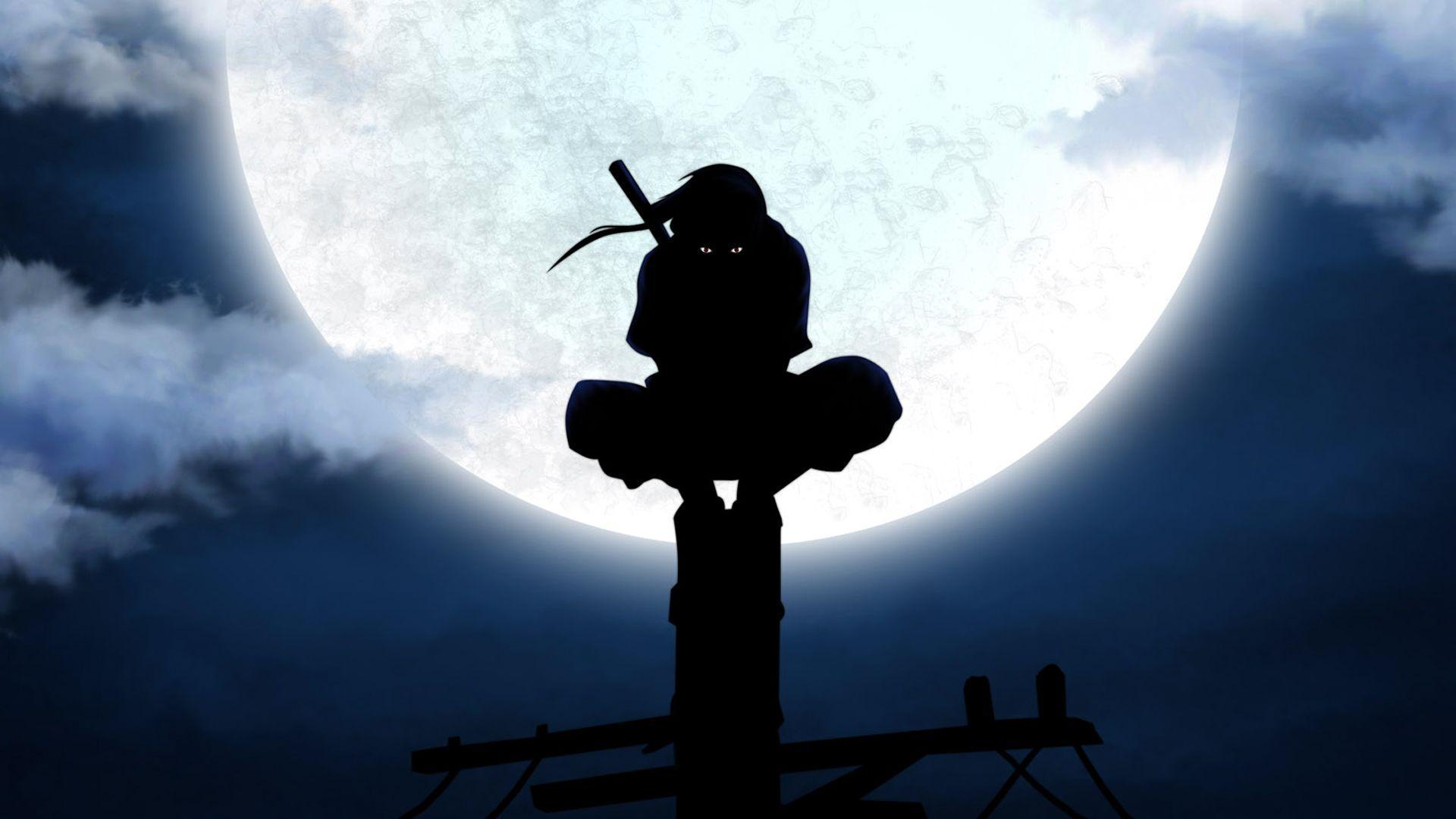 Itachi Uchiha On Pole Wallpapers