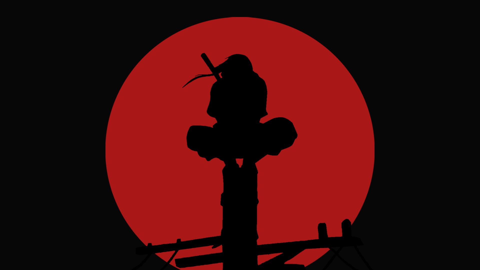 Itachi Uchiha On Pole Wallpapers