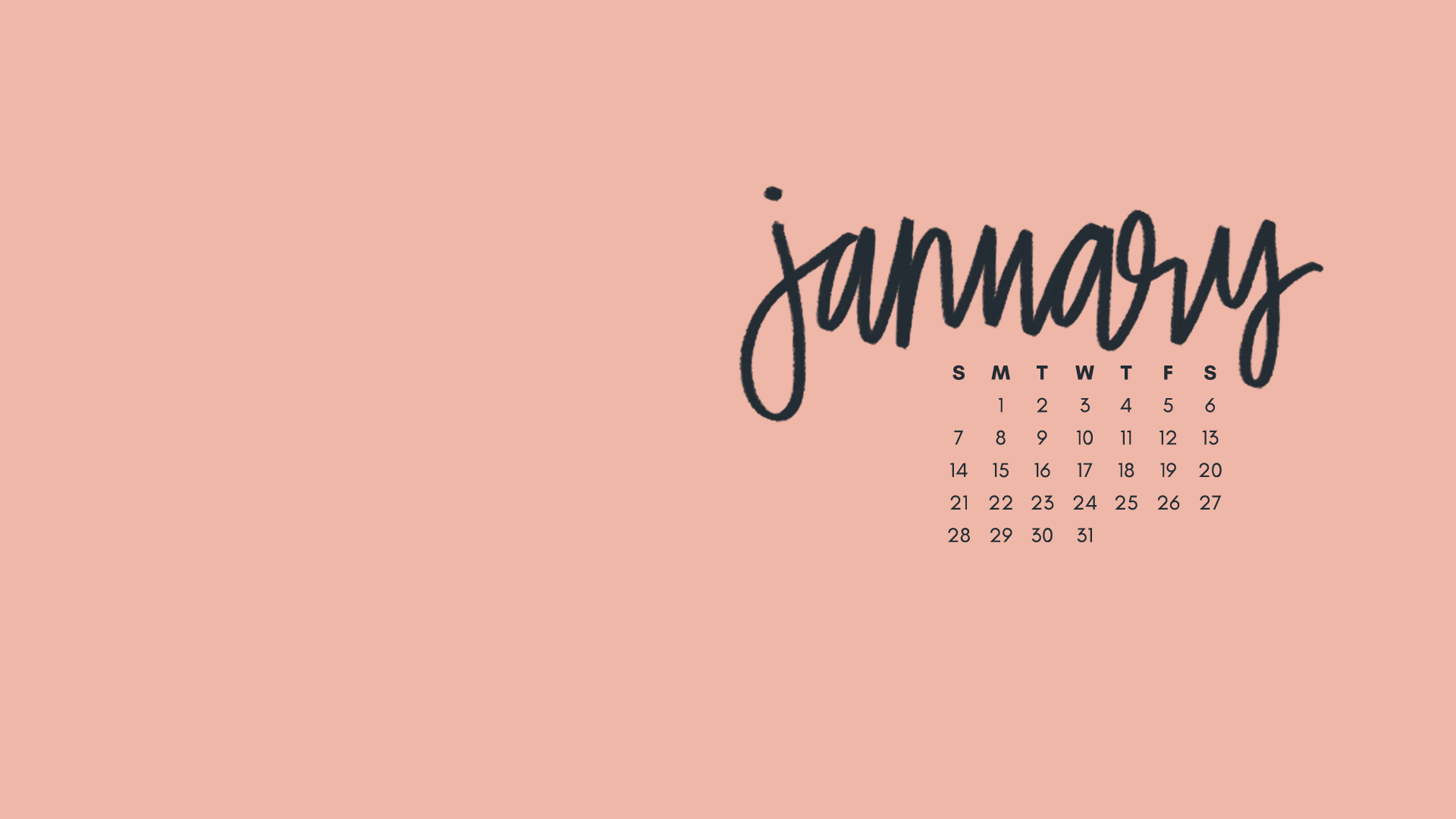 January Desktop Wallpapers