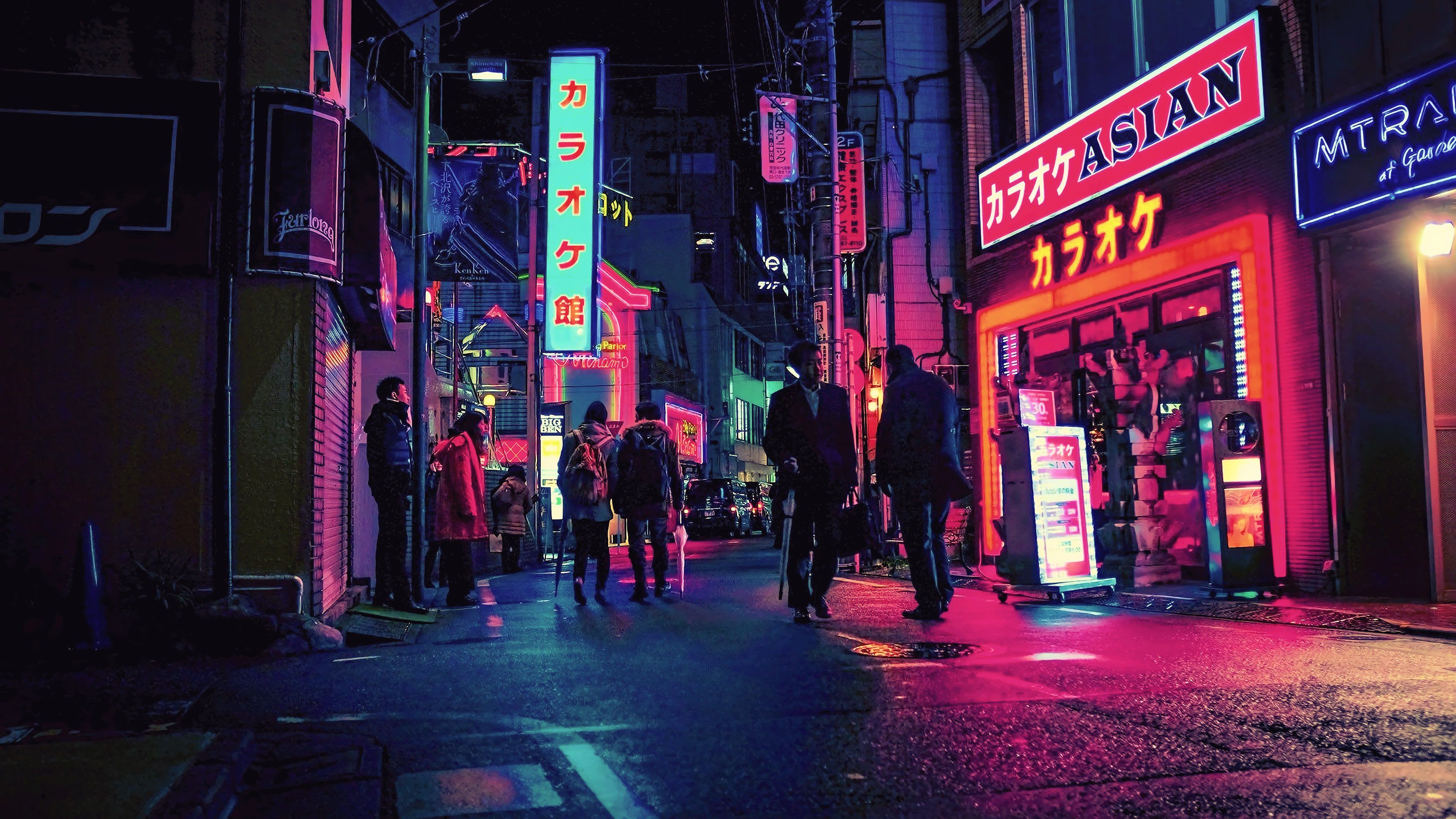 Japan At Night Wallpapers