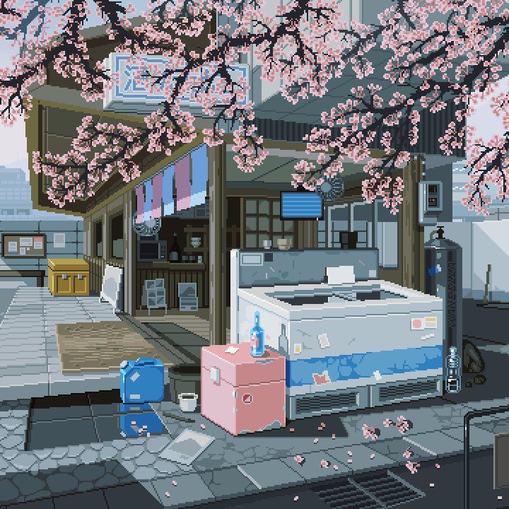 Japan Pixel Art Wallpapers