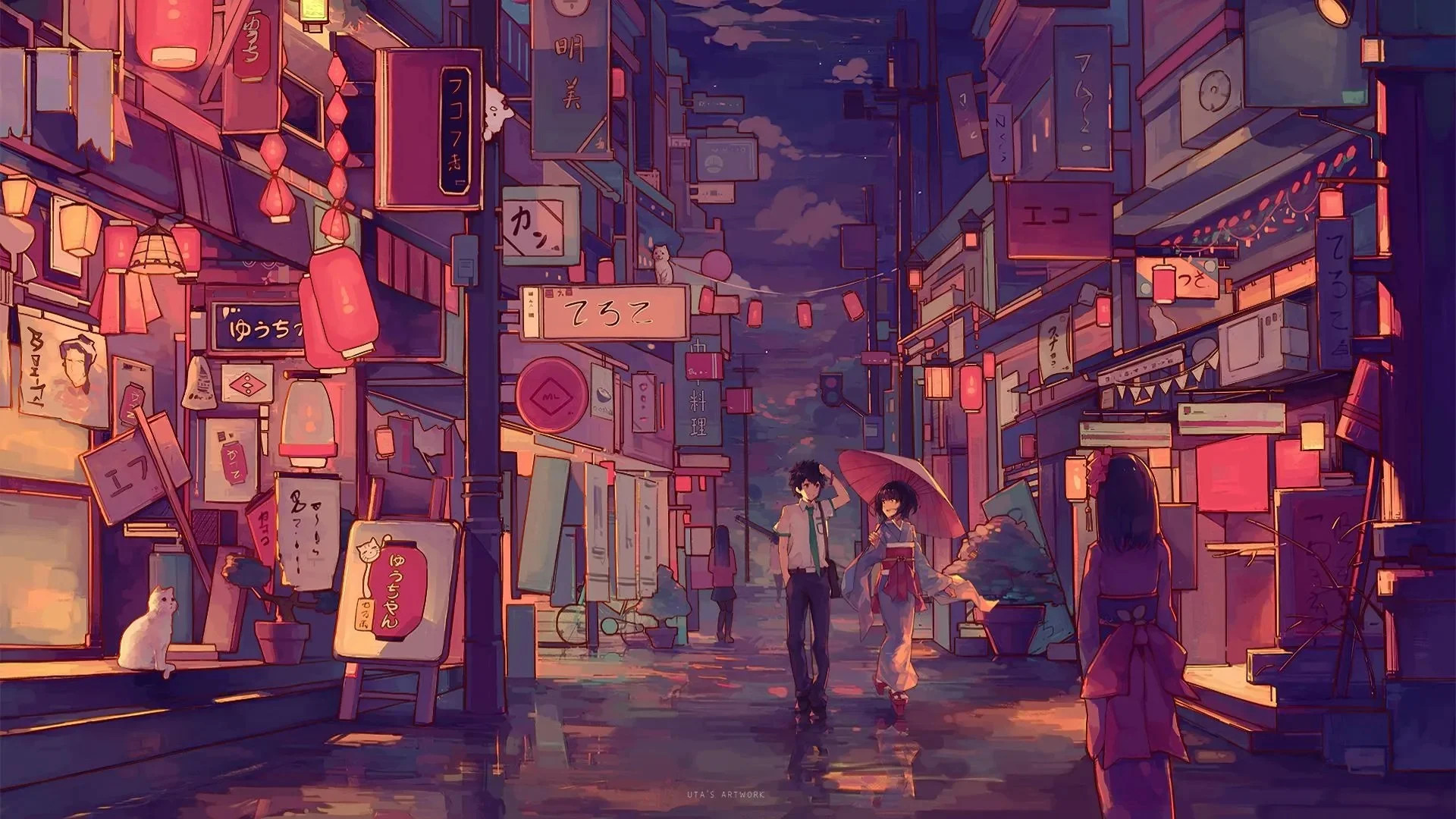 Japanese Anime Aesthetic Wallpapers