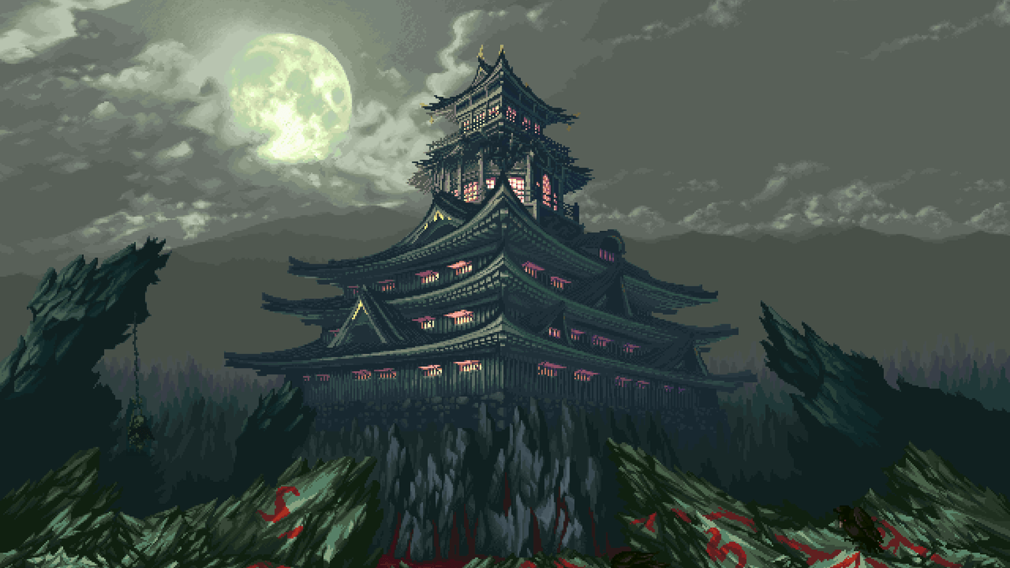 Japanese Castle Art Wallpapers