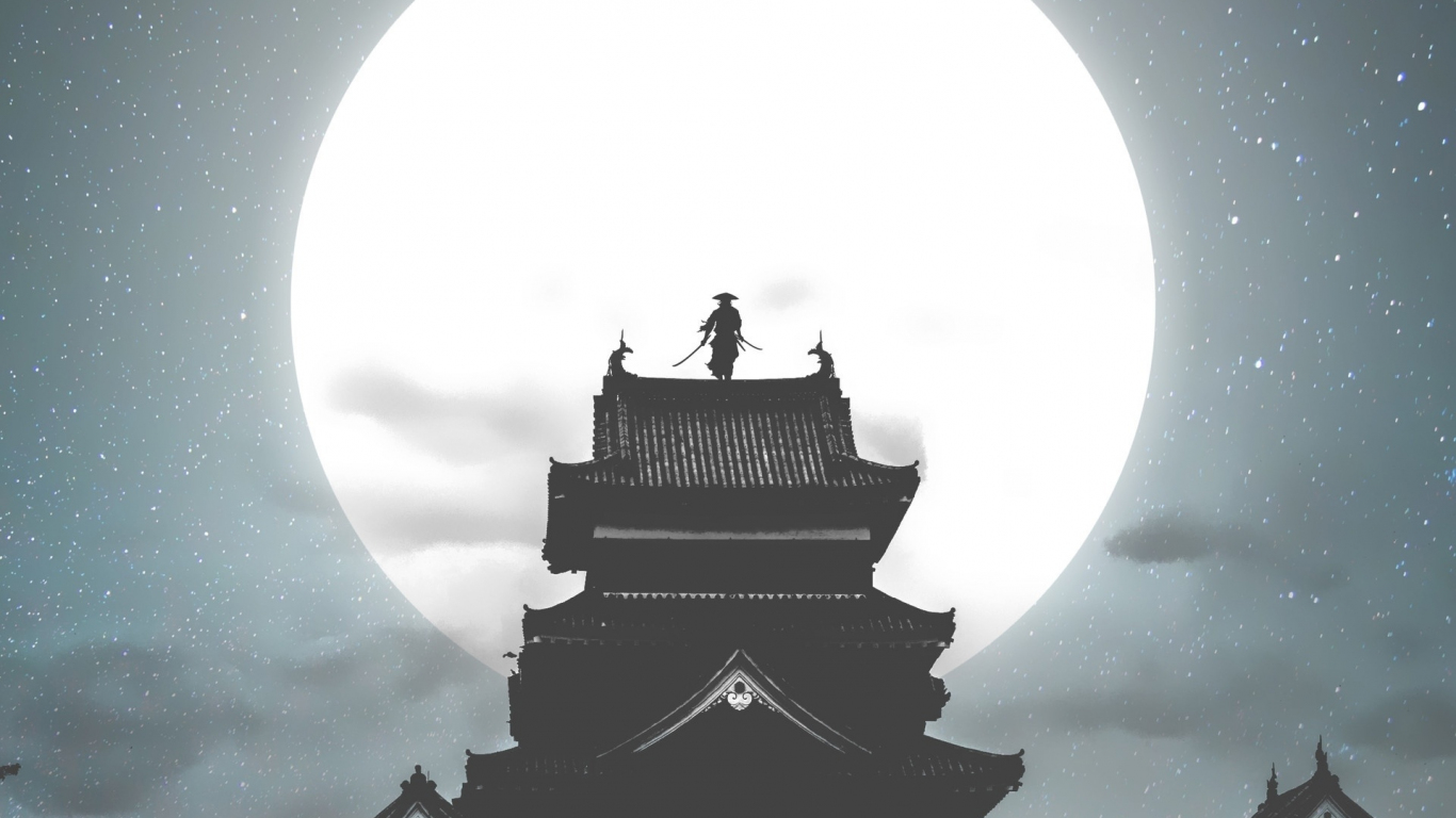 Japanese Castle Art Wallpapers