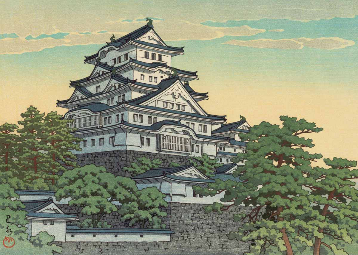 Japanese Castle Art Wallpapers