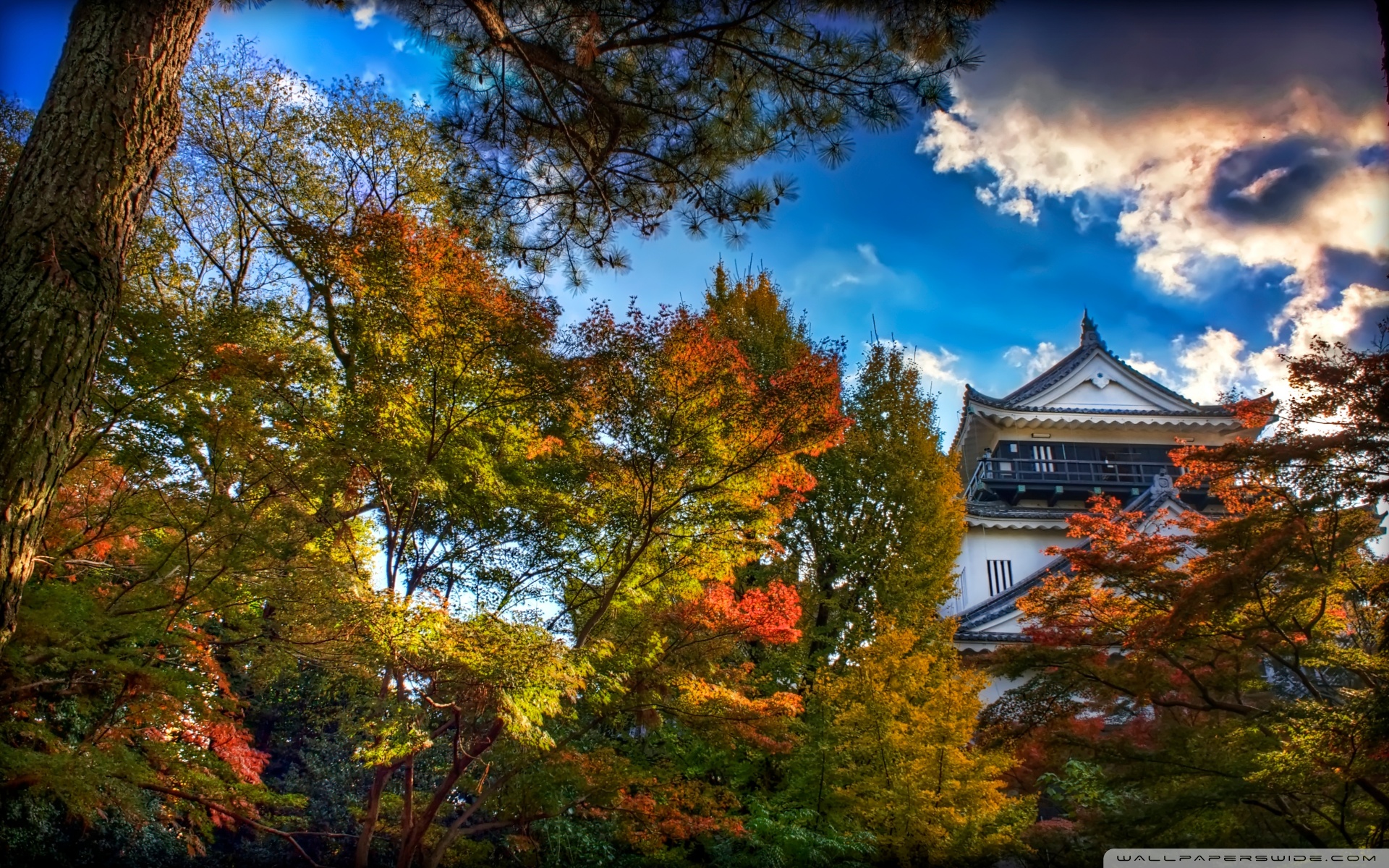 Japanese Castle Art Wallpapers