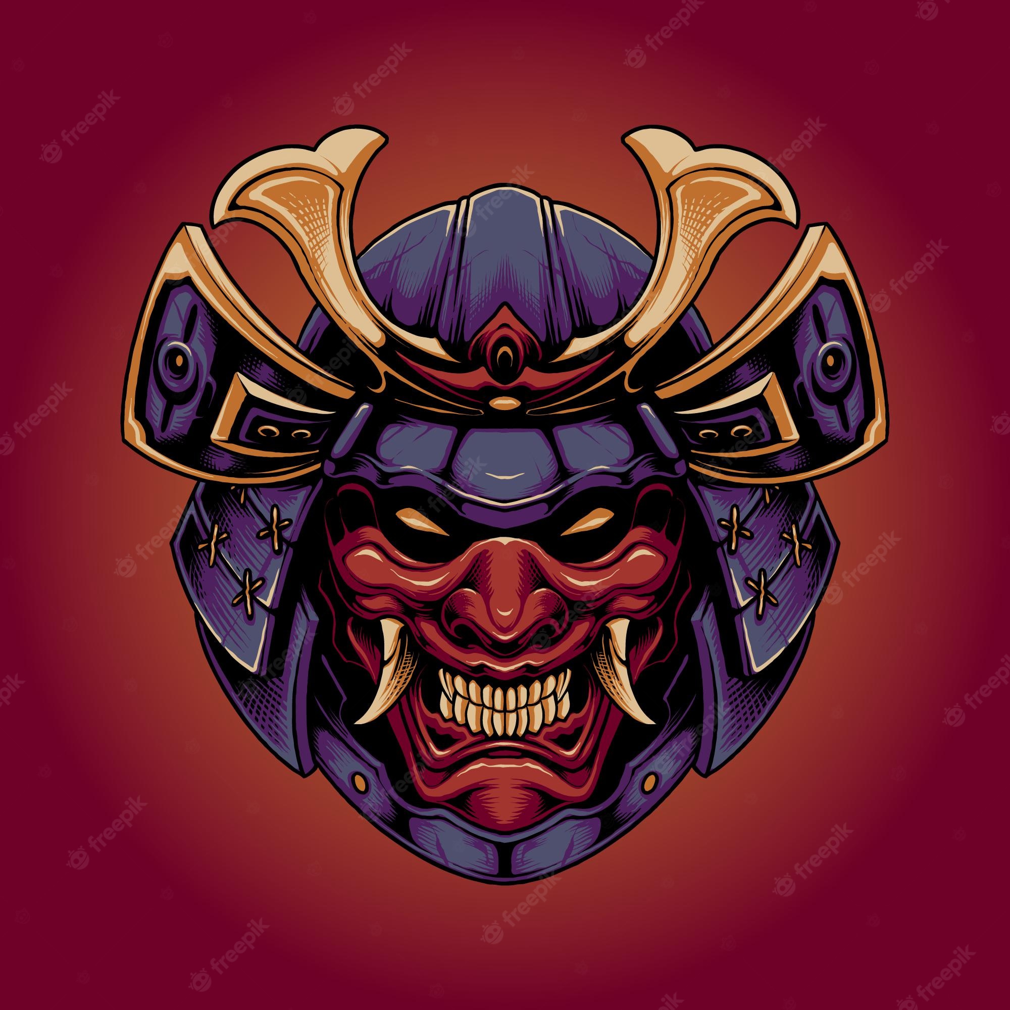 Japanese Demon Samurai Mask Wallpapers