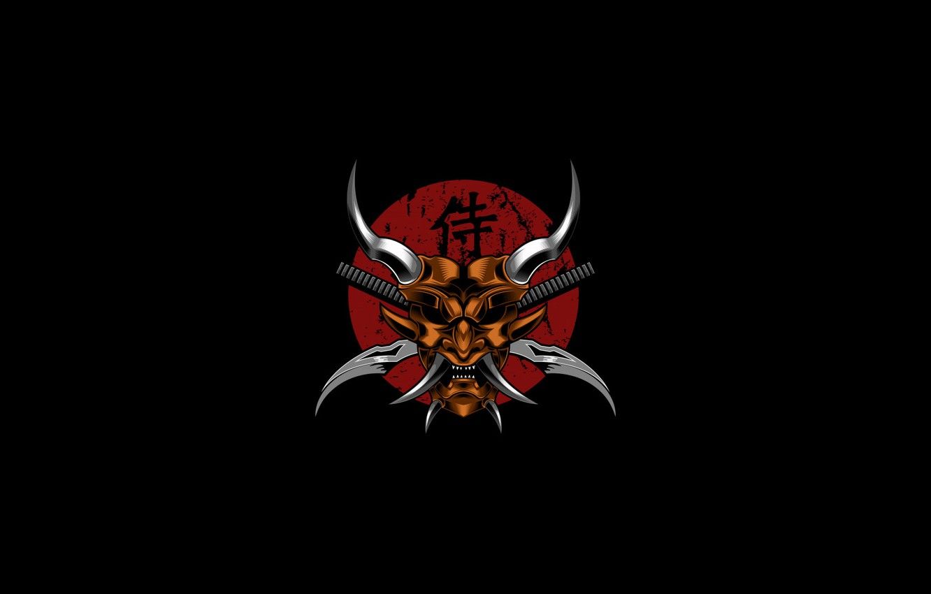 Japanese Demon Samurai Mask Wallpapers