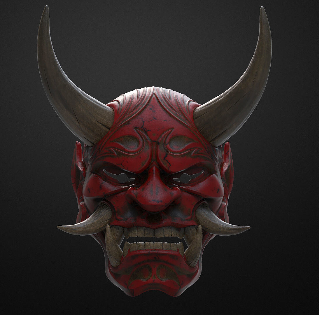 Japanese Demon Samurai Mask Wallpapers