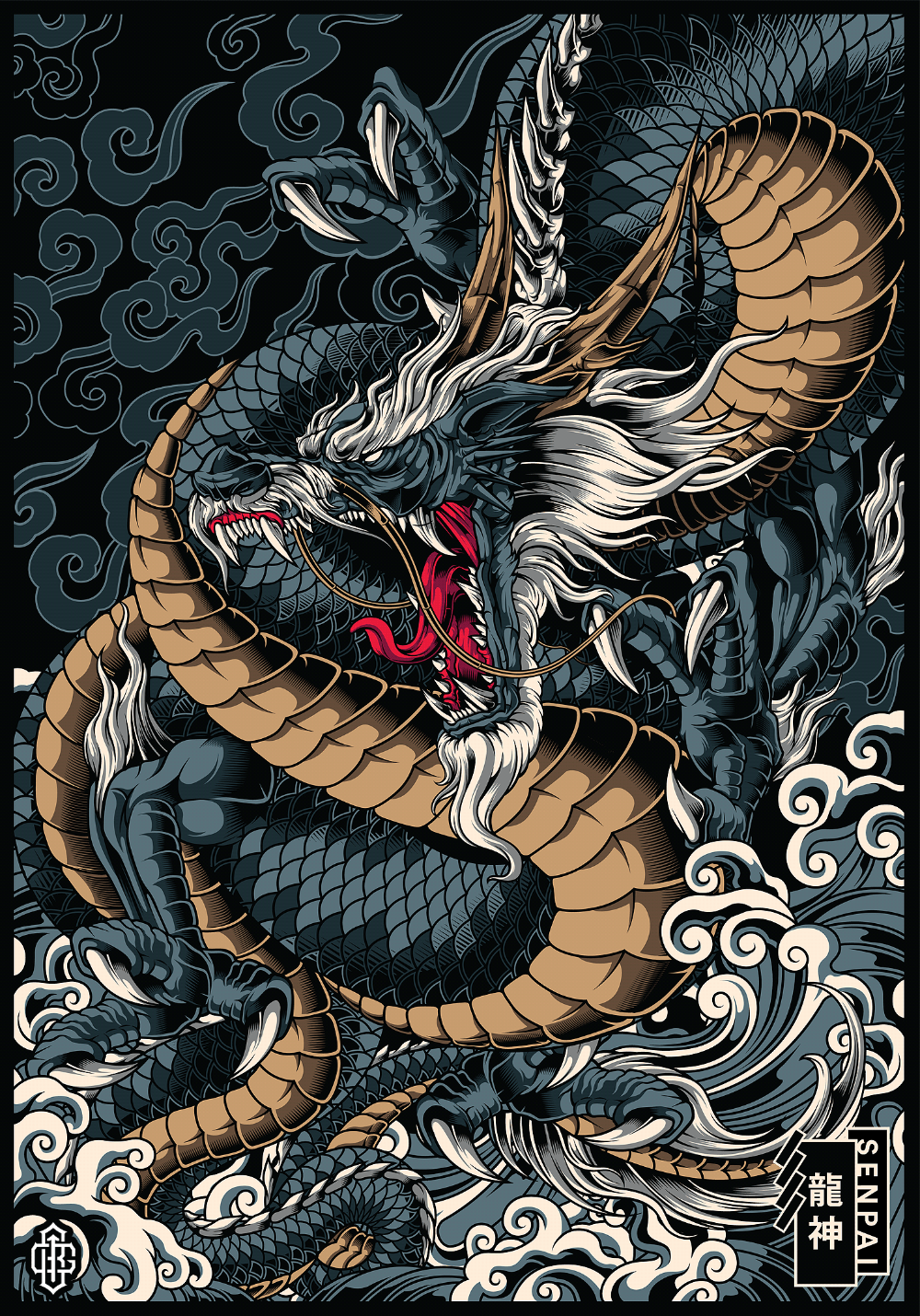 Japanese Dragon Painting Wallpapers