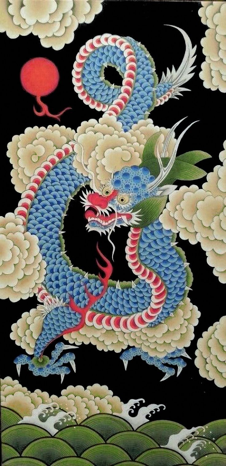 Japanese Dragon Painting Wallpapers