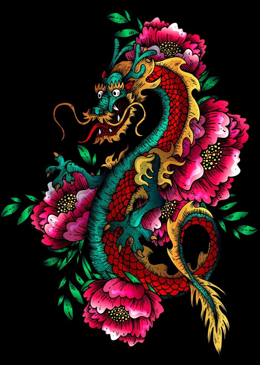 Japanese Dragon Painting Wallpapers