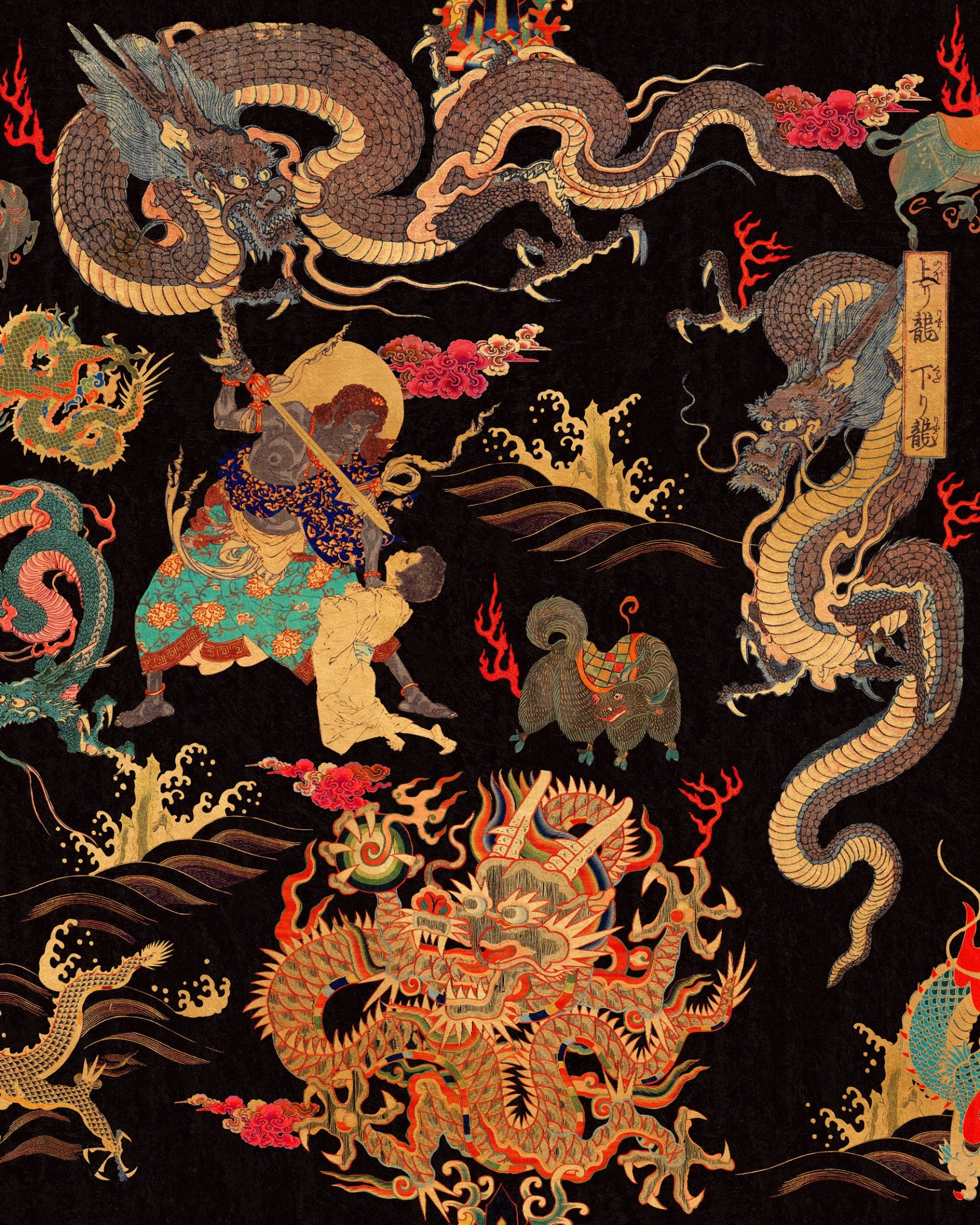 Japanese Dragon Painting Wallpapers