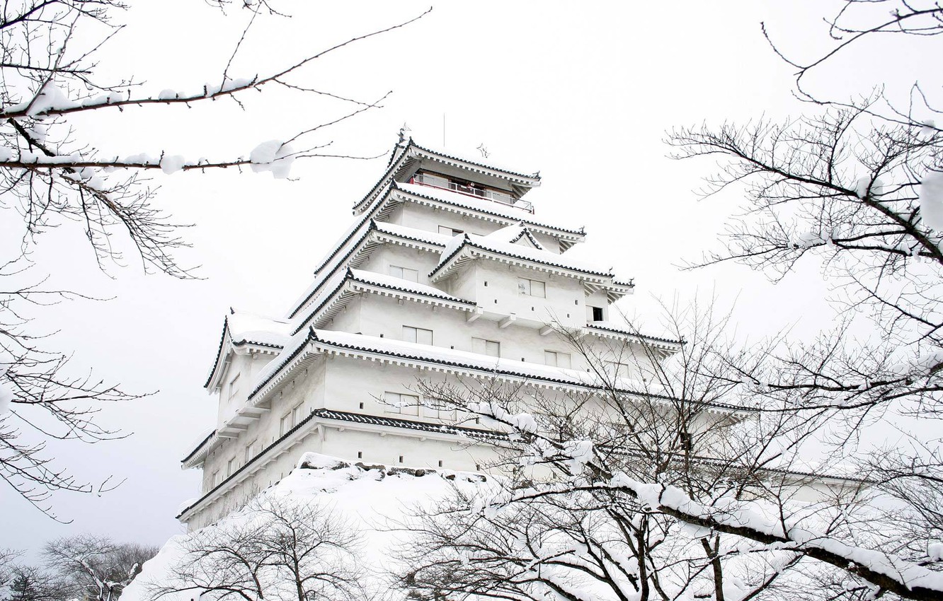 Japanese Garden Winter Wallpapers