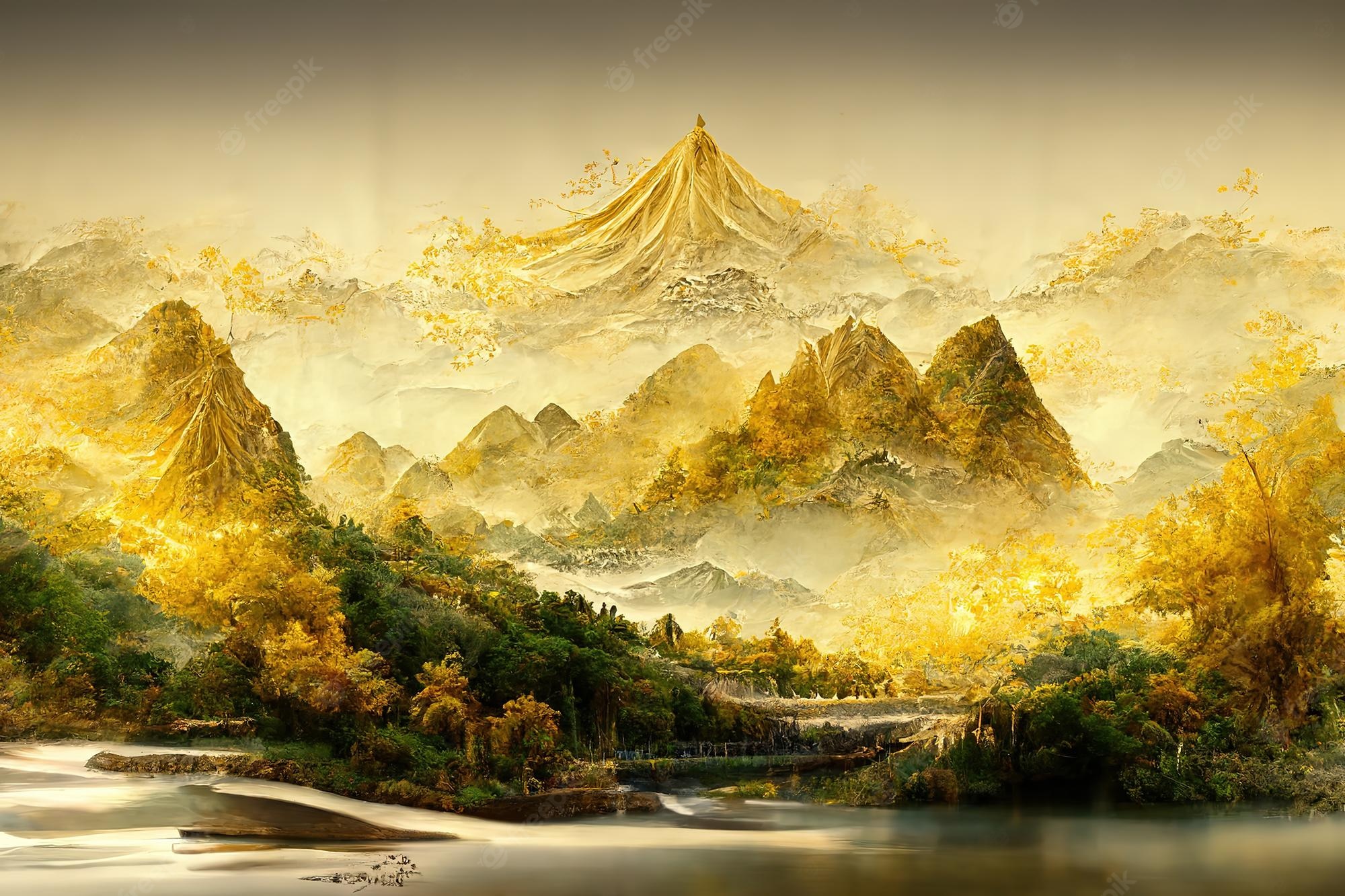 Japanese Ink Painting Landscape Wallpapers