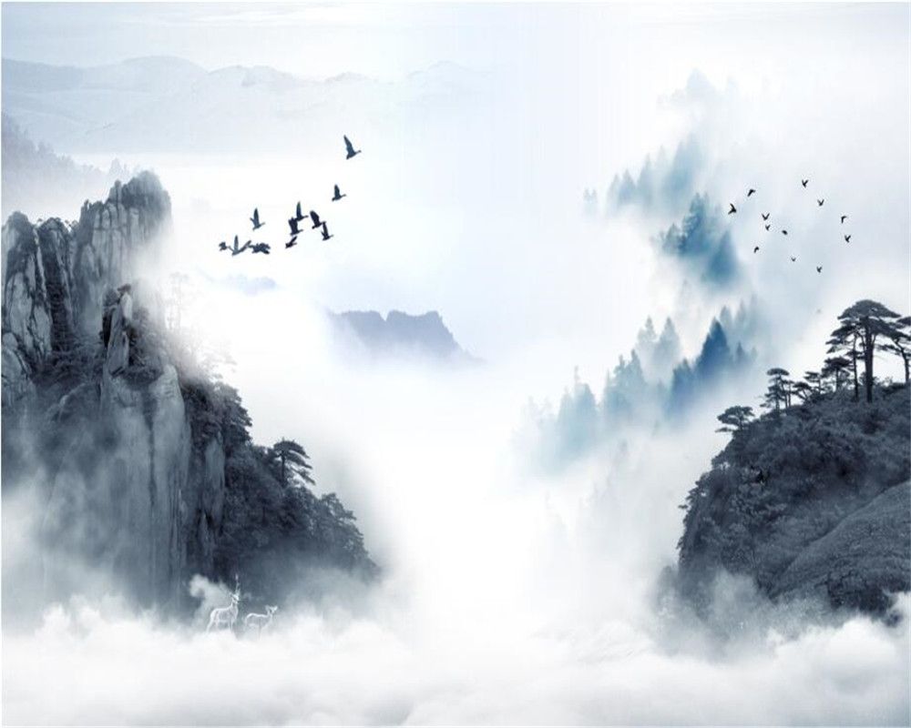 Japanese Ink Painting Landscape Wallpapers