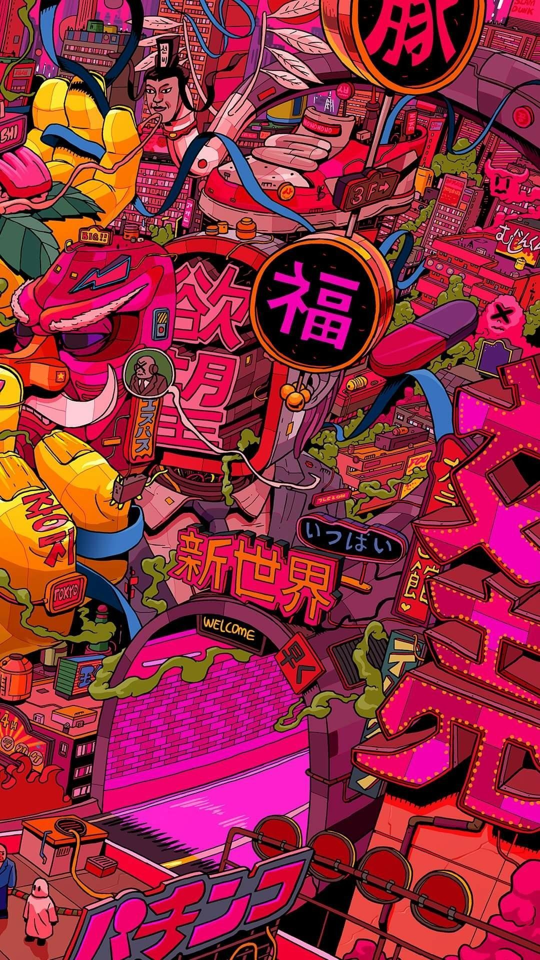 Japanese Pop Art Wallpapers