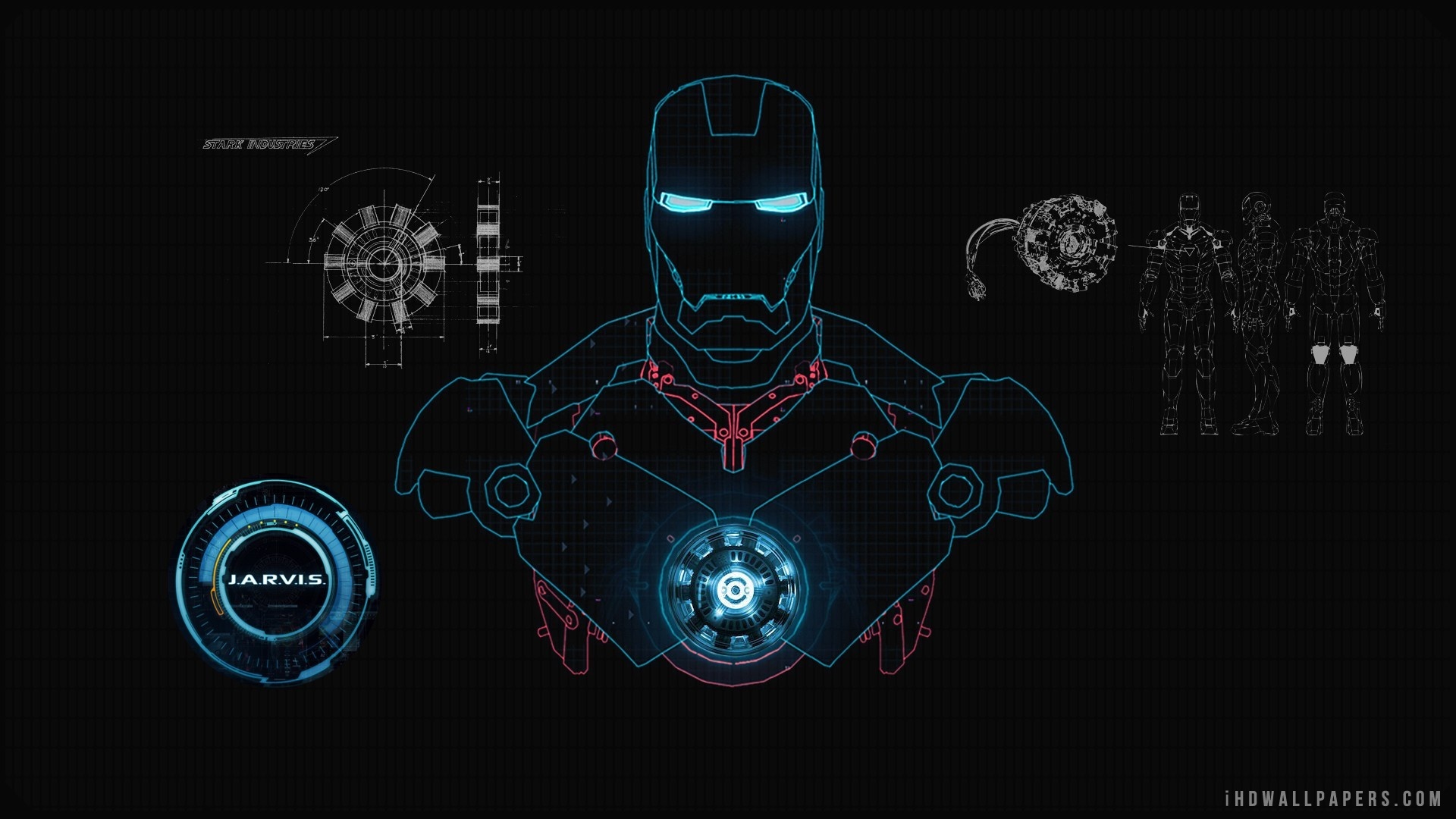 Jarvis Mainframe Wallpapers