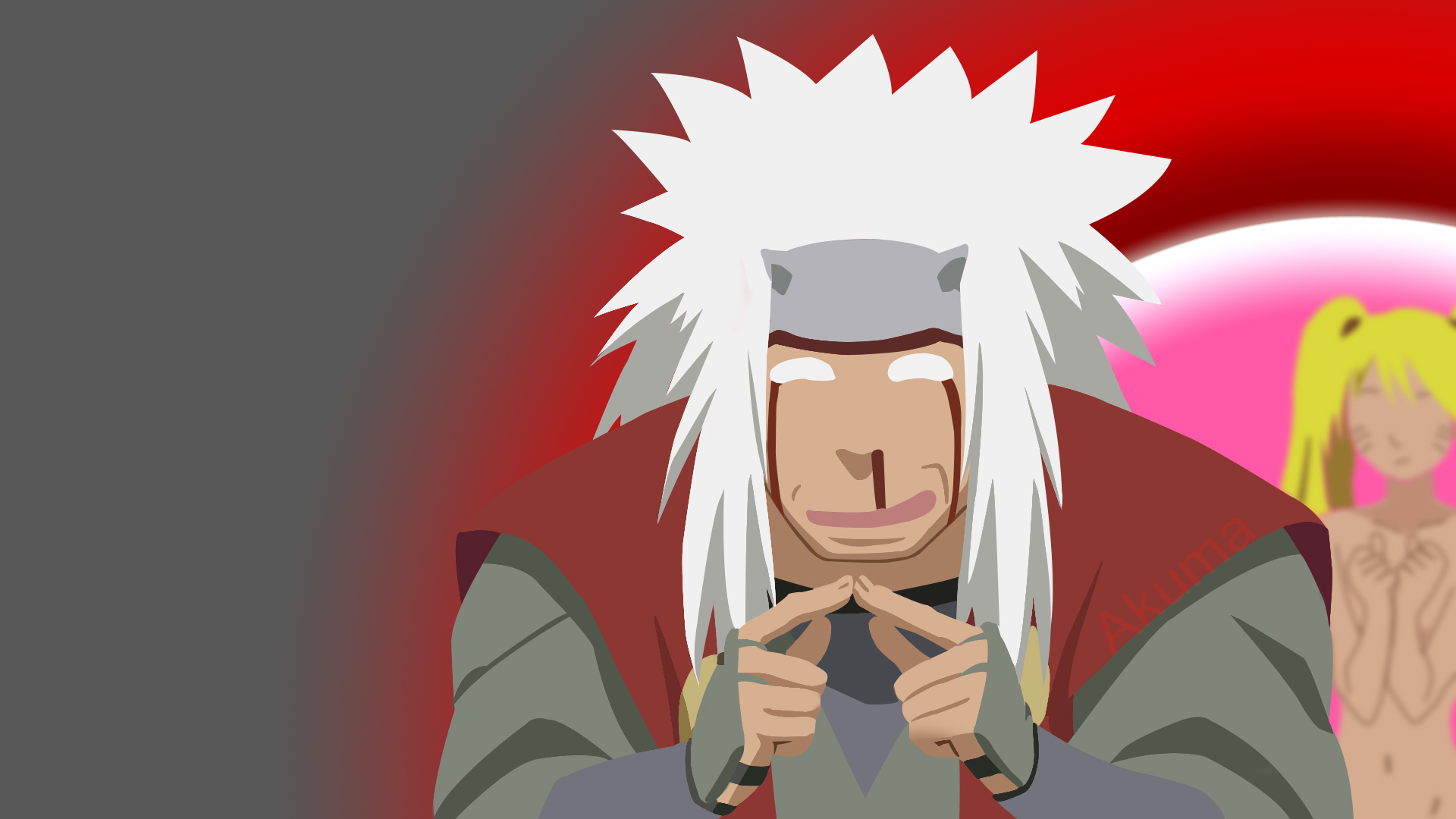 Jiraiya Minimalist Wallpapers