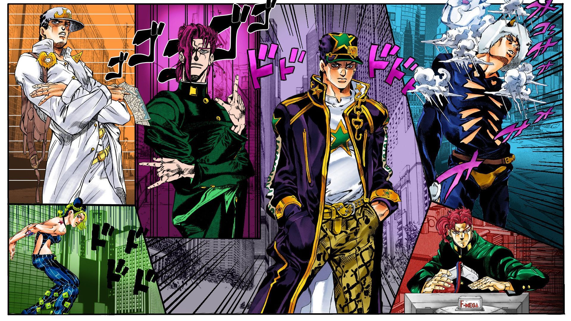 Jjba Manga Panels Wallpapers