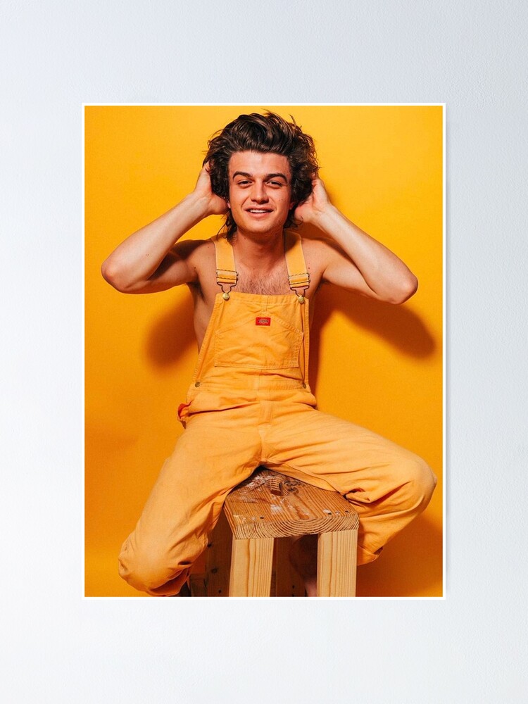 Joe Keery Photoshoot Yellow Wallpapers