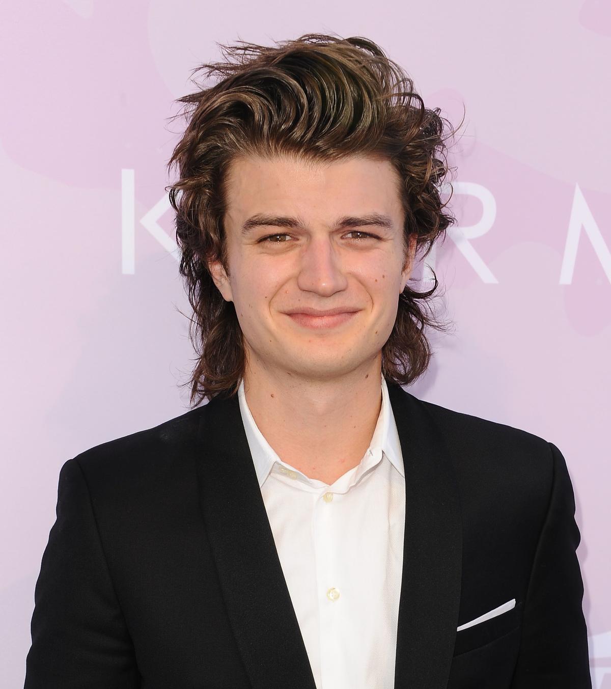 Joe Keery Photoshoot Yellow Wallpapers