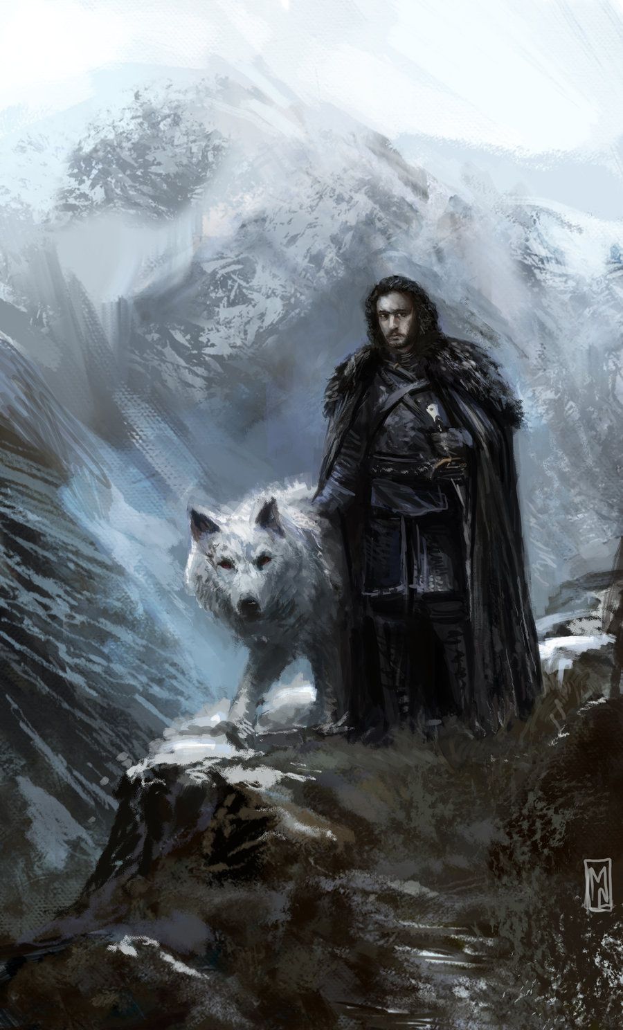 Jon Snow Art Wallpapers