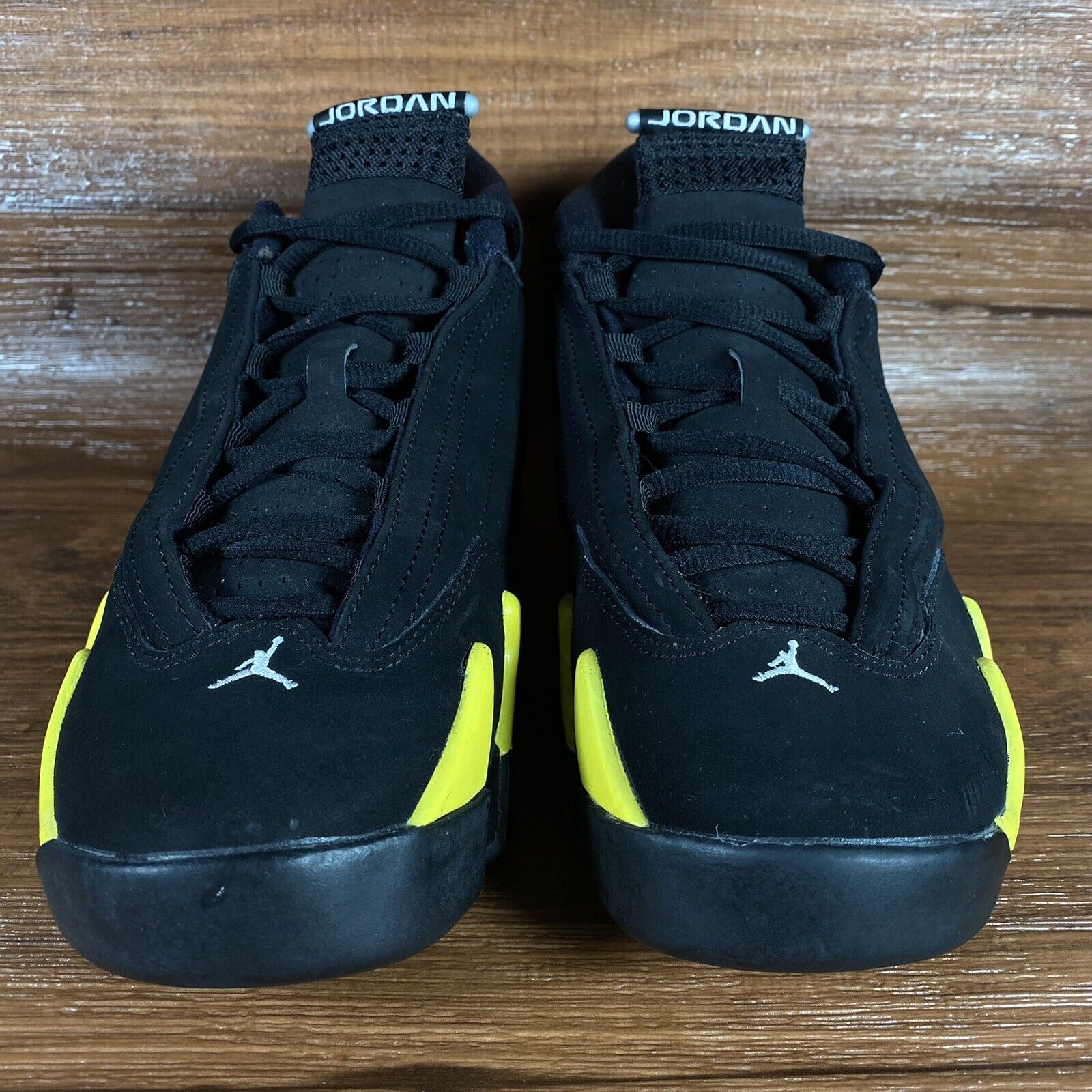 Jordan 14 Thunder On Feet Wallpapers