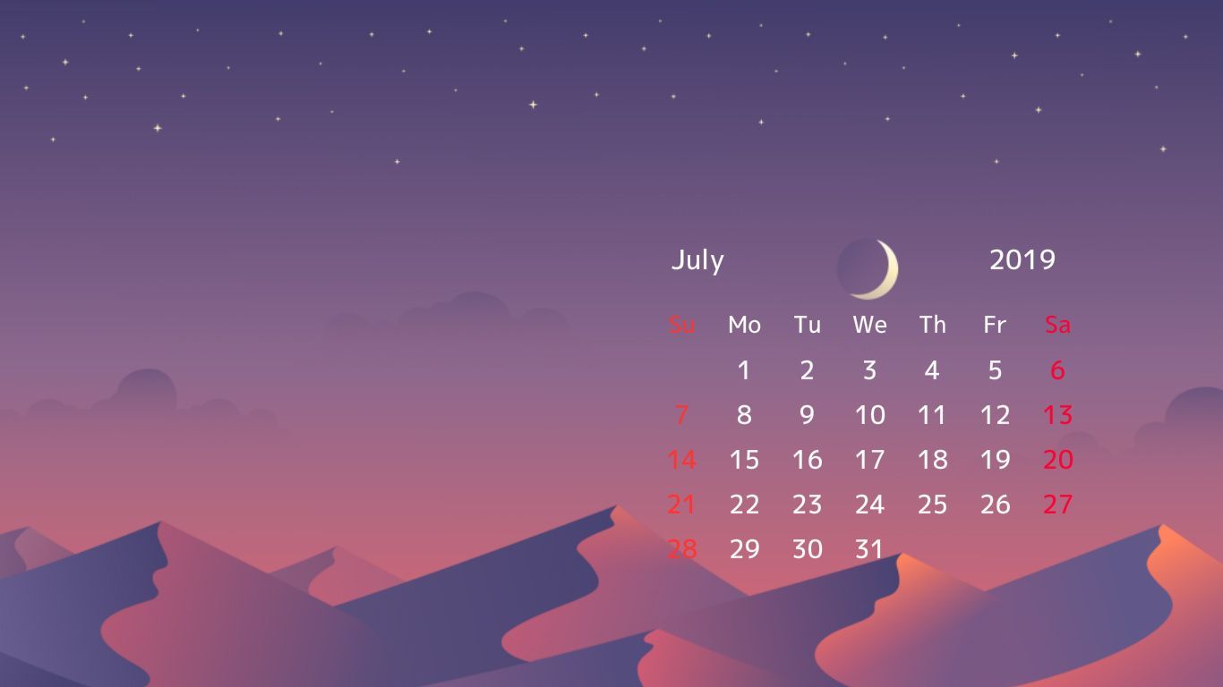 July 2019 Desktop Wallpapers